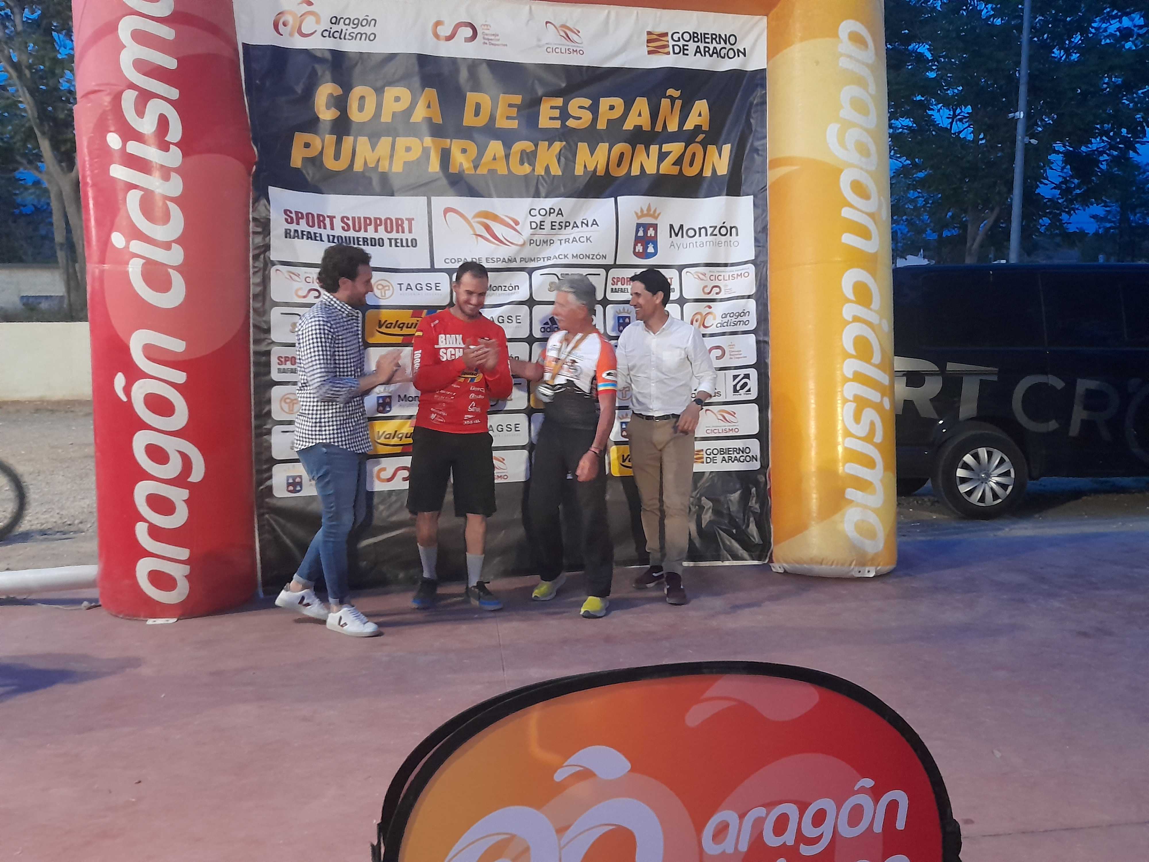 Un arranque emocionante de la Copa de España y Aragón  de Pumptrack en Monzón