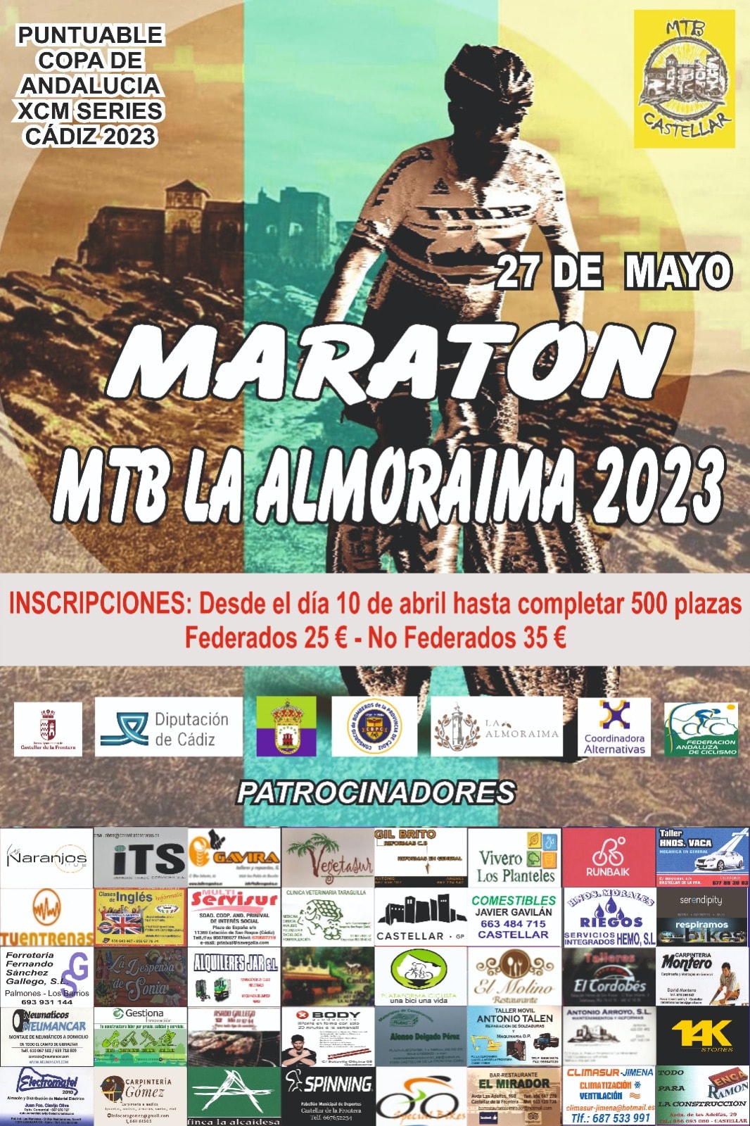 La Almoraima decidirá la Copa Andalucía BTT Maratón 2023