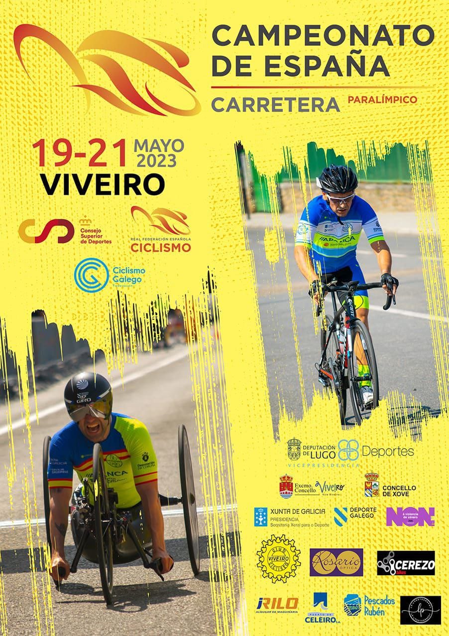 Viveiro acollerá esta fin de semana a celebración do Campionato de España de Ciclismo Paralímpico