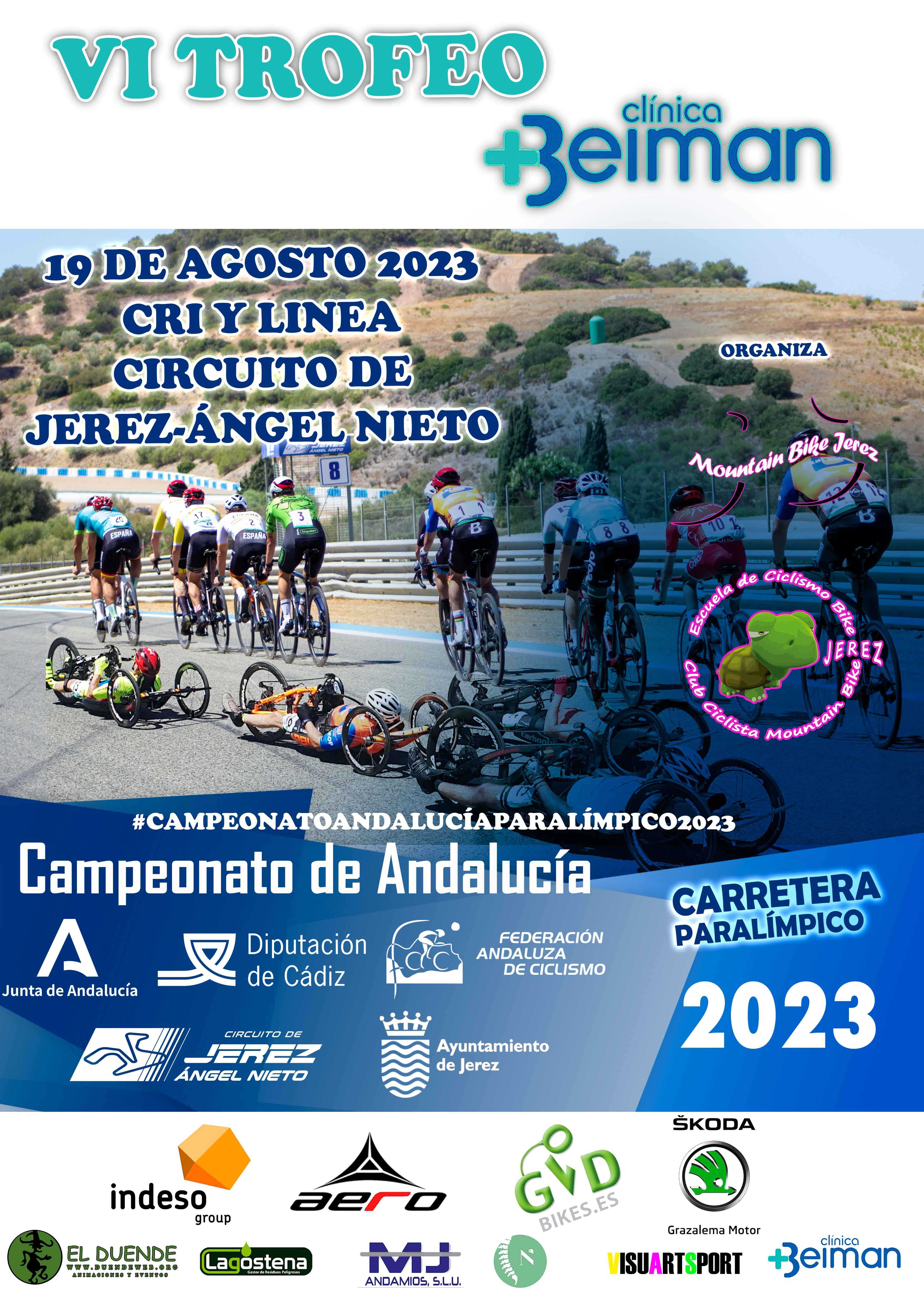 El Circuito de Jerez-Ángel Nieto acogerá el Campeonato de Andalucía de Ciclismo Paralímpico 2023