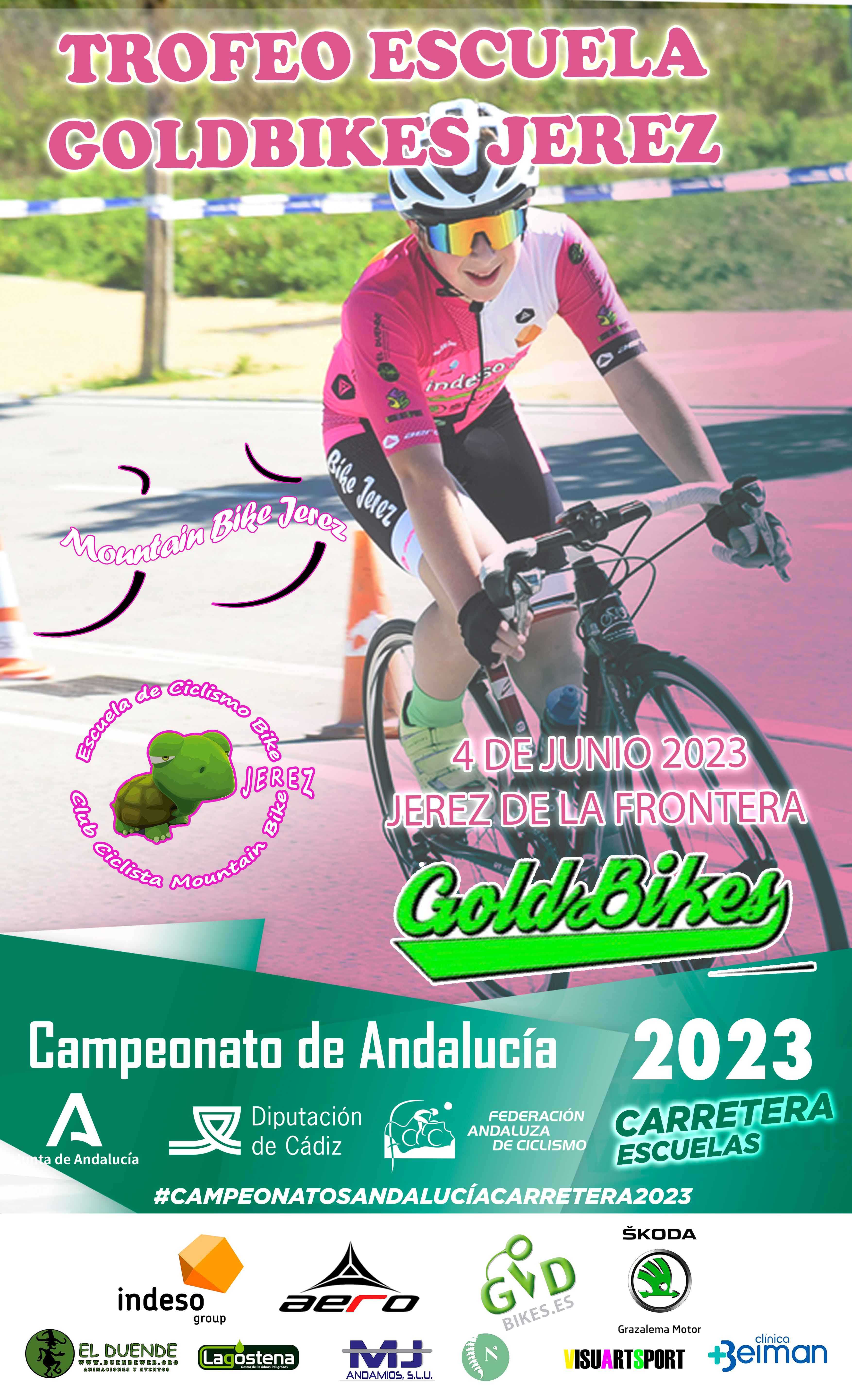 Jerez de la Frontera aguarda al Campeonato Andalucía Carretera Escuelas 2023