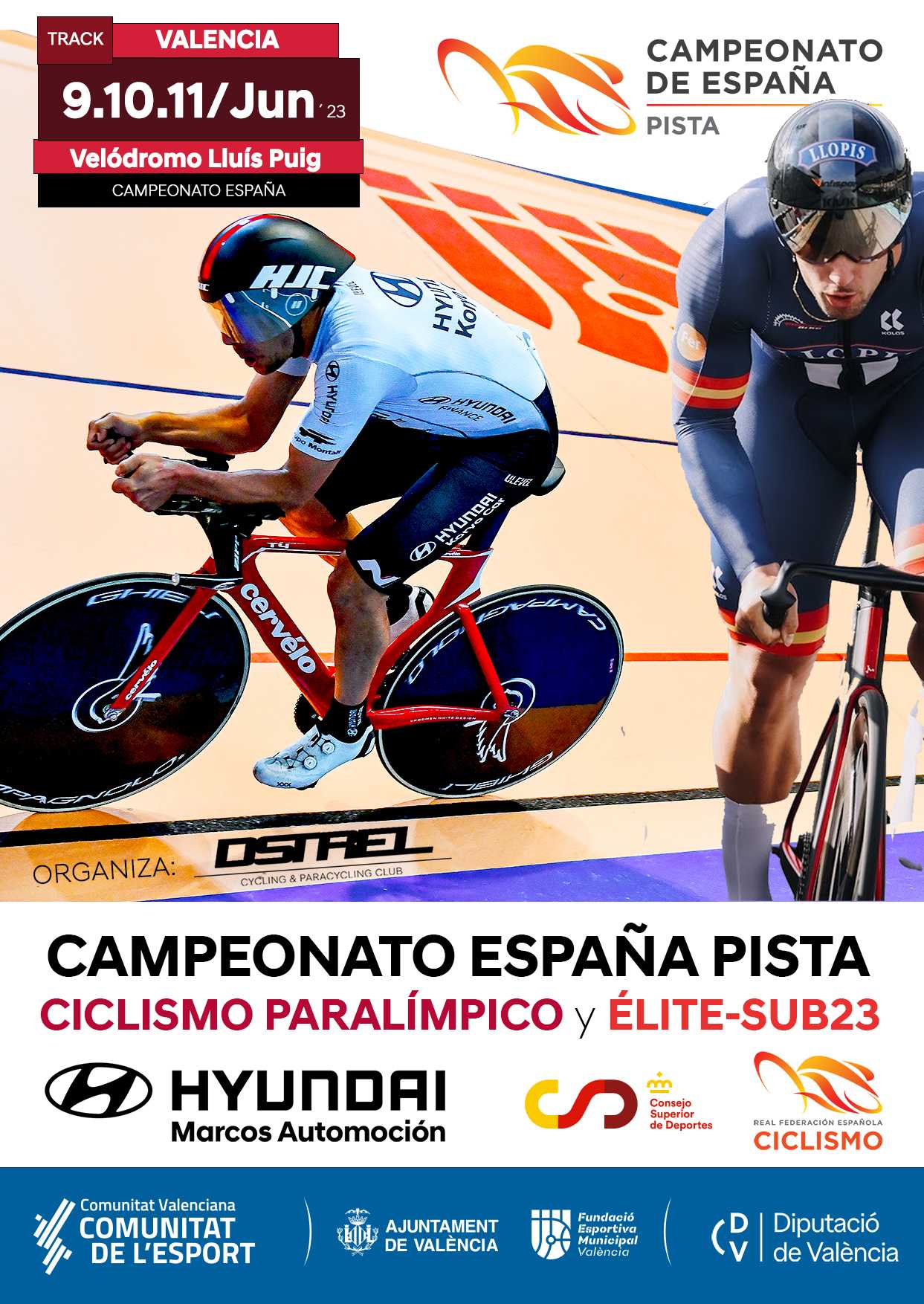 Convocatoria de la Selección Andaluza para el Campeonato de España de Ciclismo Paralímpico de Pista 2023