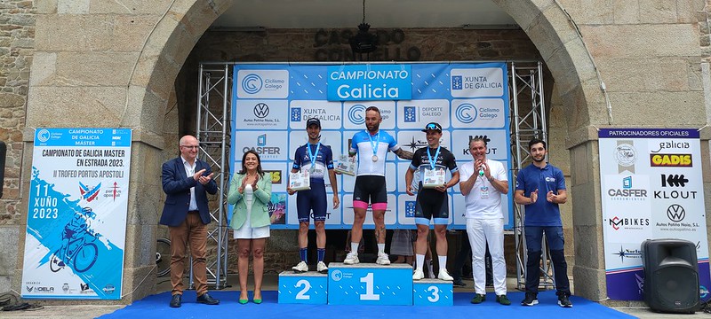 Álvarez, Tajes e Prieto revalidan títulos en Noia, Fernández novo campión de Galicia máster-30
