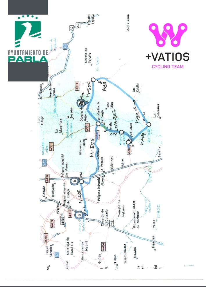 Parla acoge este fin de semana el 1º trofeo Más Vatios y  el Campeonato de Madrid de Cadetes de Ruta