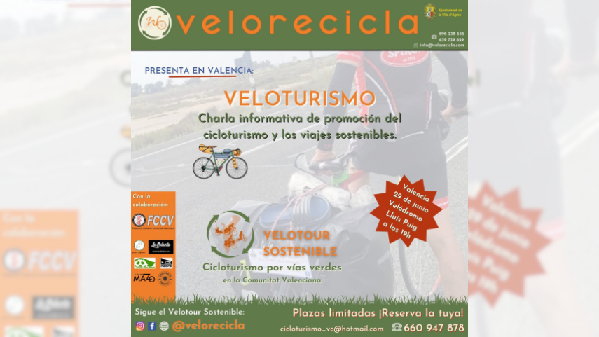 VELORECICLA-OFRECE-UNA-CHARLA-INFORMATIVA-DE-PROMOCION-DEL-CICLOTURISMO-Y-LOS-VIAJES-SOSTENIBLES