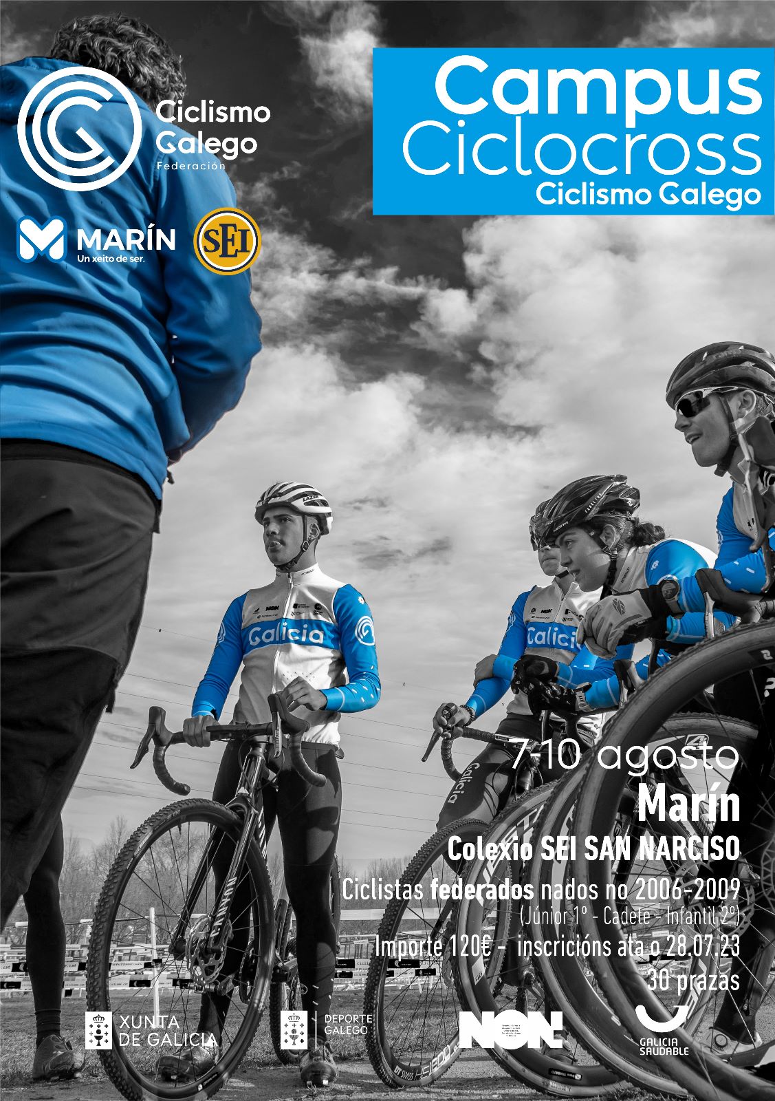 O Campus Ciclocrós Ciclismo Galego 2023 abre inscricións