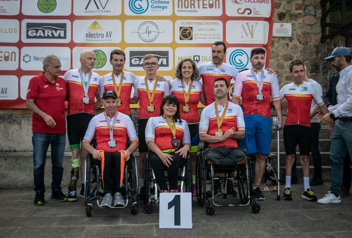El Gran Premio Adro de Vilaño puso fin a la Copa de España de Ciclismo Paralímpico
