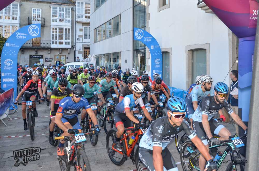 Susana Alonso e Diego Álvarez vístense en Viveiro como primeiros líderes Elite da Copa Galicia XCM