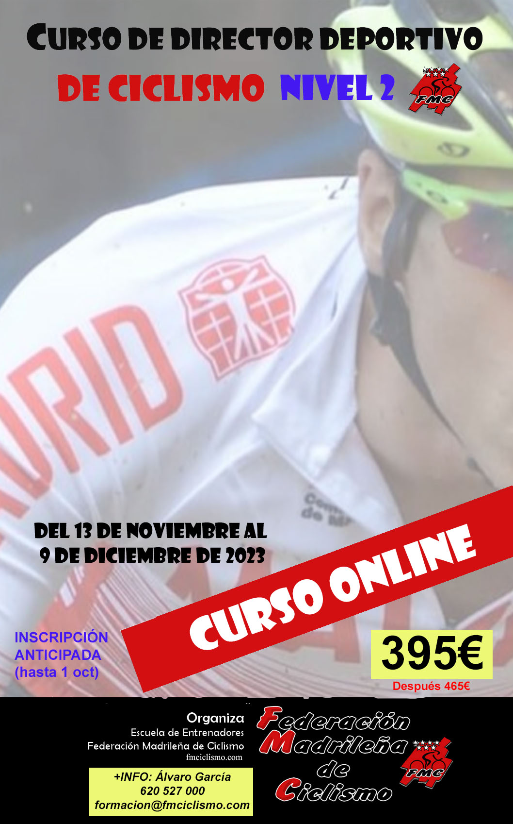 Abiertas las inscripciones a los Cursos de Director Deportivo on line Nivel I y II