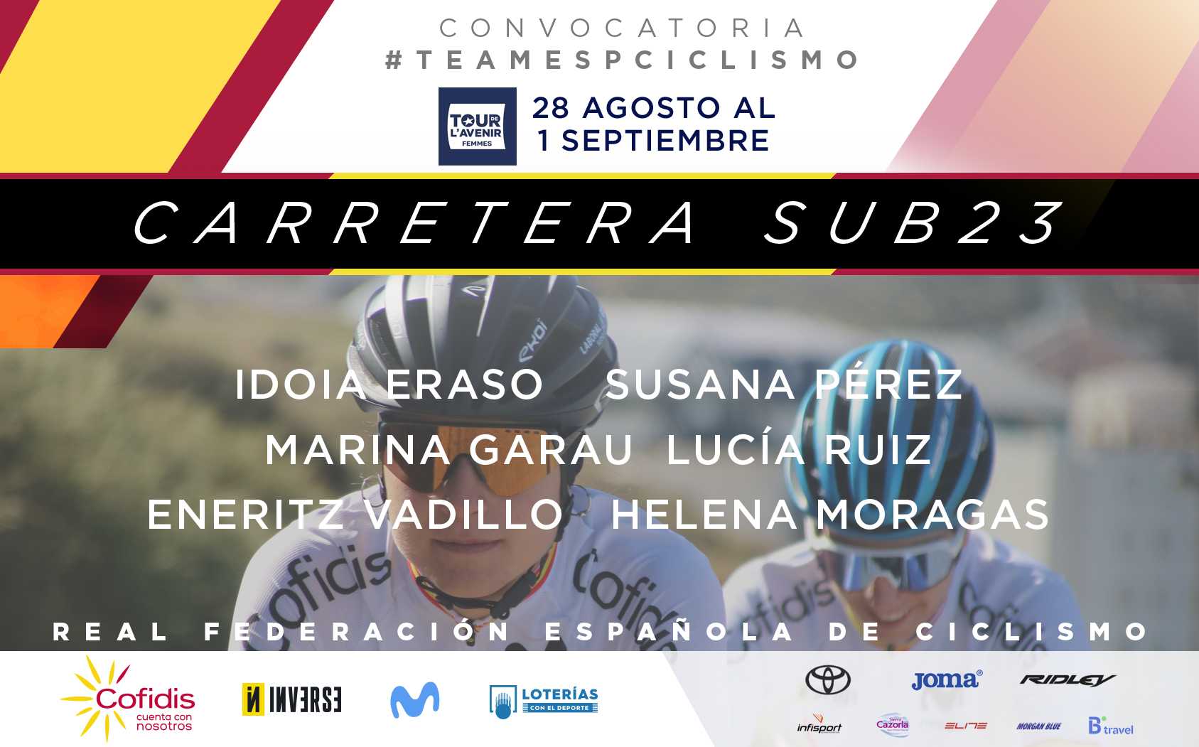 Lucía Ruiz convocada con la Selección Española para la 1ª edición del Tour del Porvenir femenino