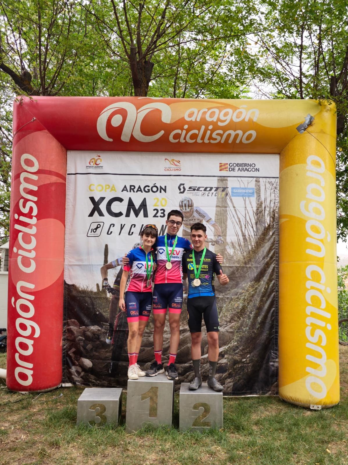 Nadia Castillo y Marc Labaila, líderes de la Copa XCM by Cyclon Zaragoza 2023