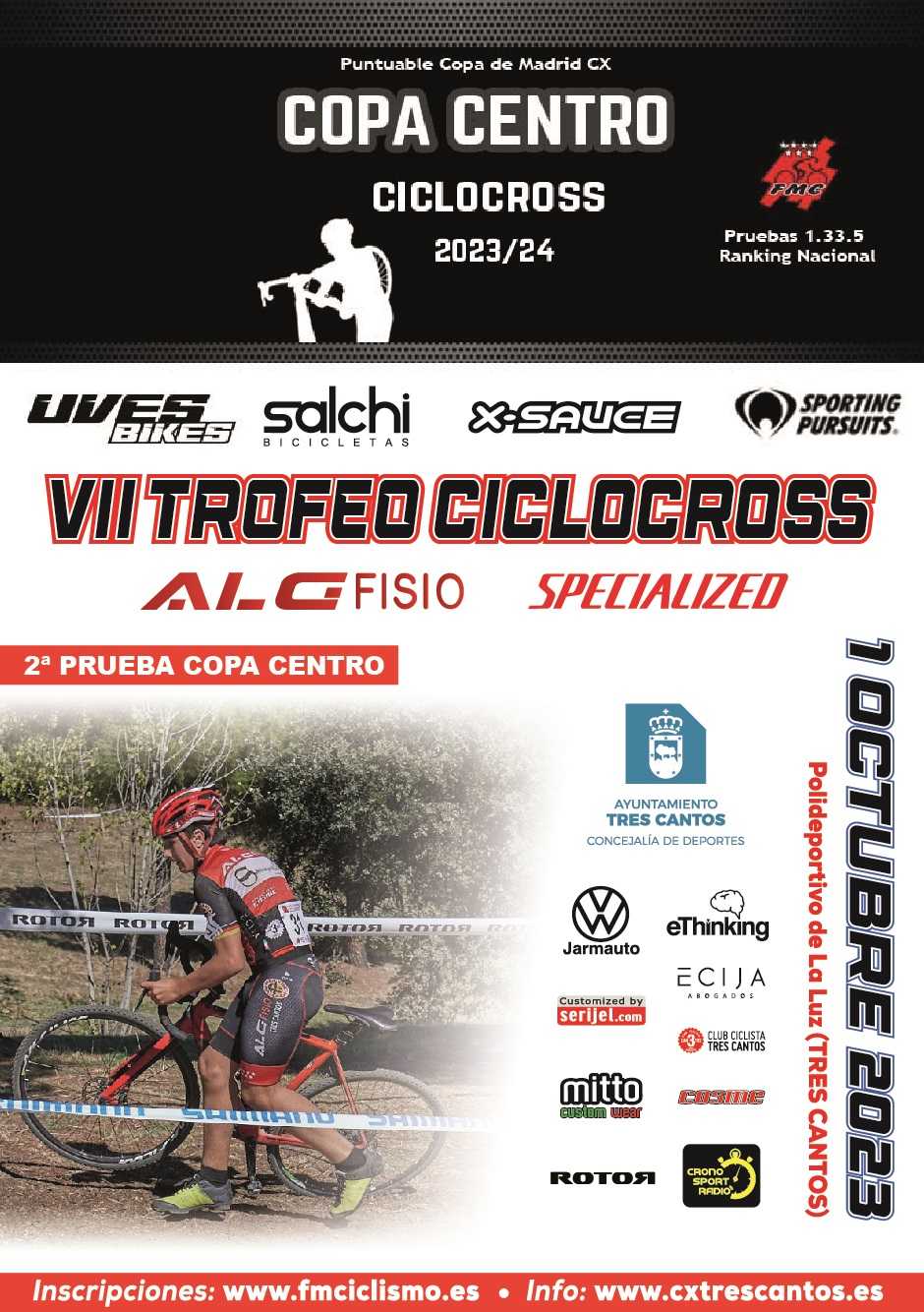 El 1 de octubre se disputa el VII Ciclocross ALG Fisio-Specialized.