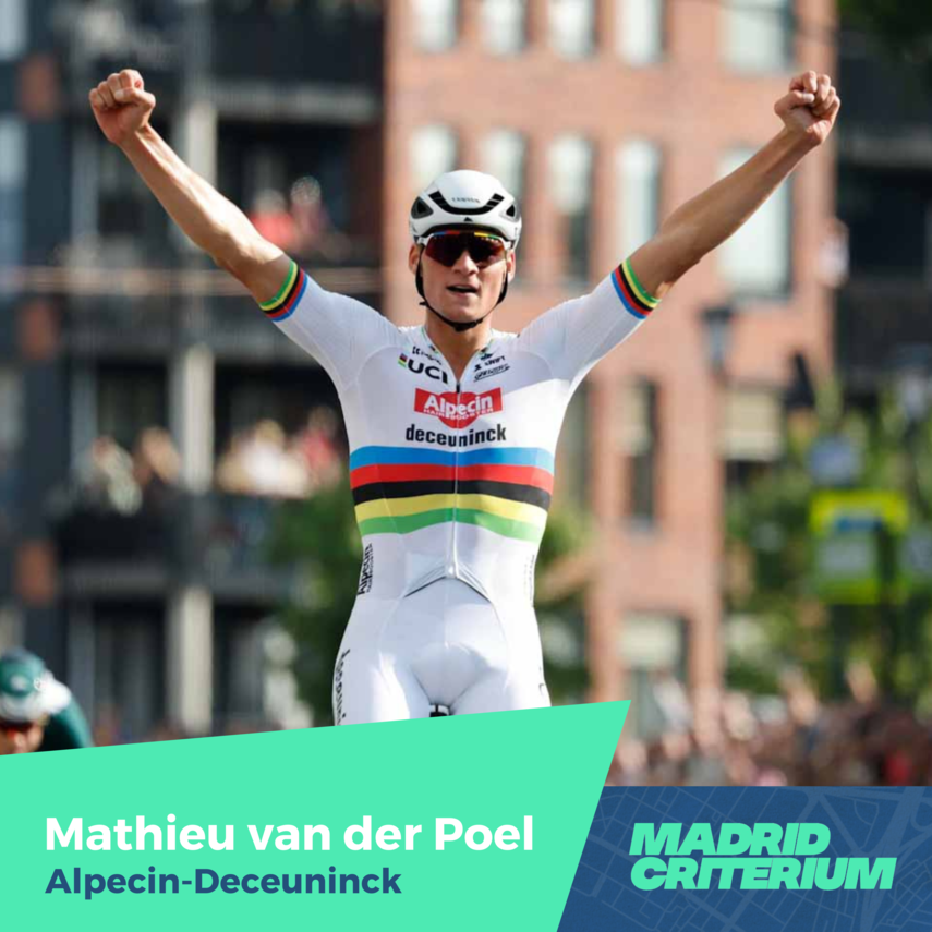 Mathieu van der Poel será la estrella de Madrid Criterium