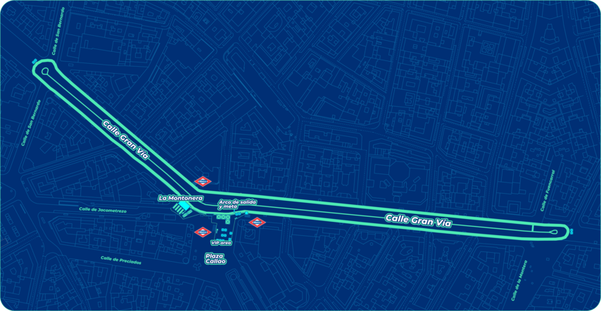 Gran Vía y Callao, escenarios de lujo para Madrid Criterium