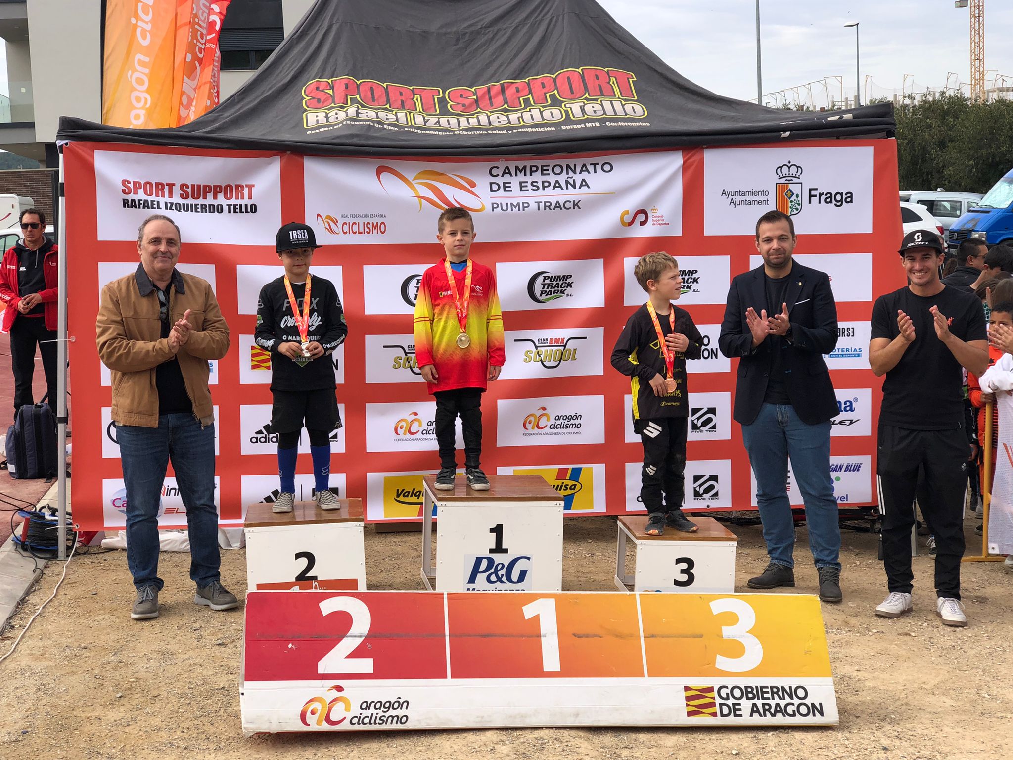 Gran estrea da Selección de Galicia no Campionato de España de Pump Track: dous ouros e dúas pratas