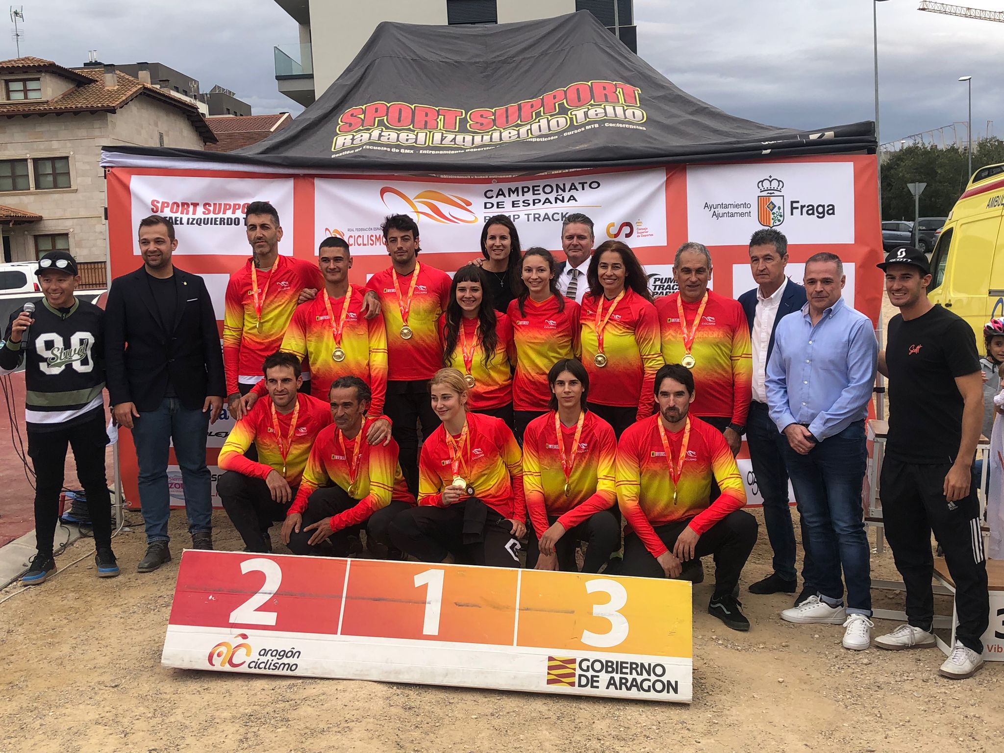Gran estrea da Selección de Galicia no Campionato de España de Pump Track: dous ouros e dúas pratas