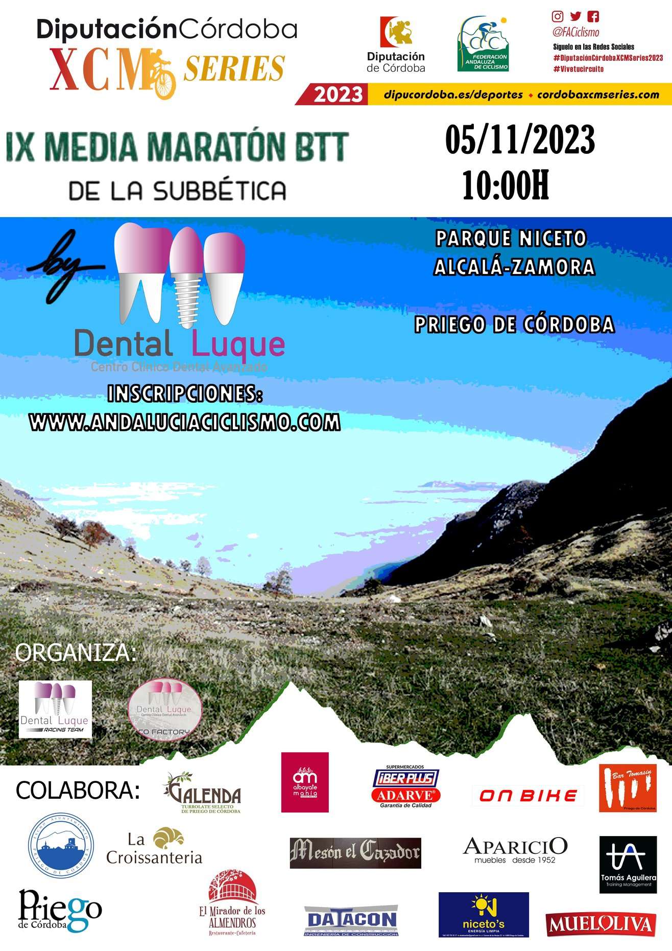 Priego y su Media Maratón Subbética darán emoción a las ‘DiputaciónCórdoba XCM Series 2023’