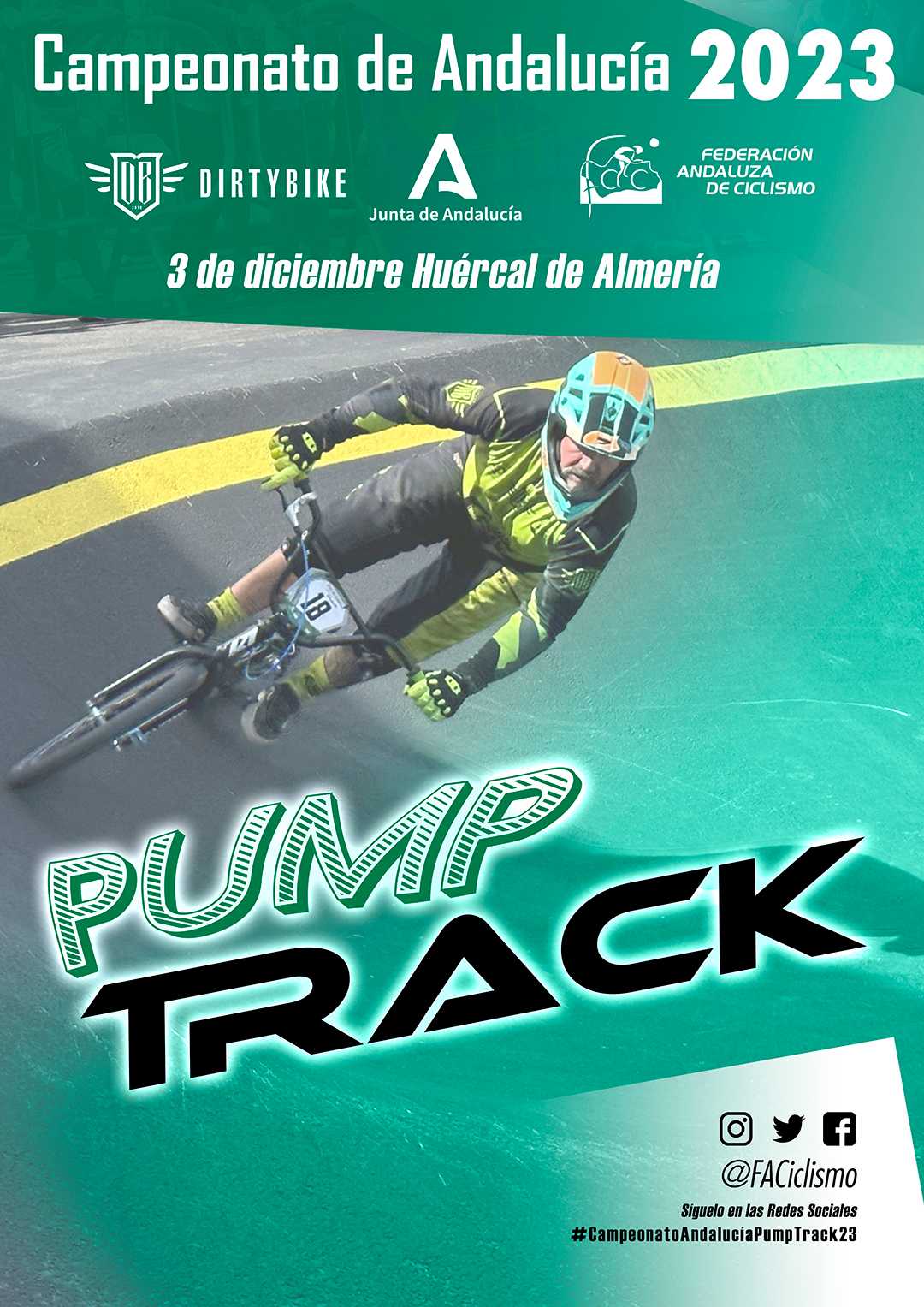 Apertura de inscripciones para el Campeonato Andalucía Pump Track 2023
