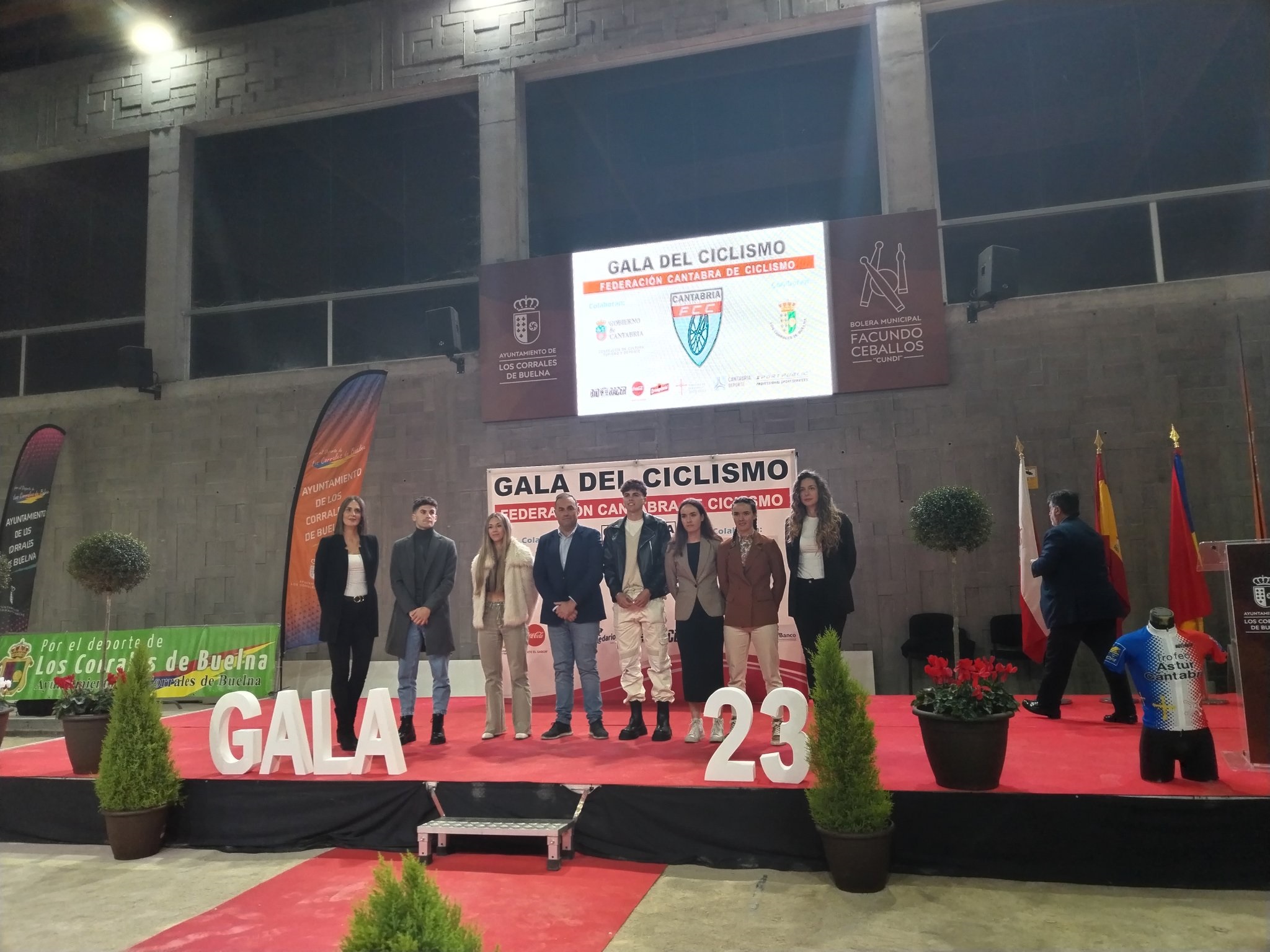 Se celebró la Gala del Ciclismo 2023 en Los Corrales de Buelna