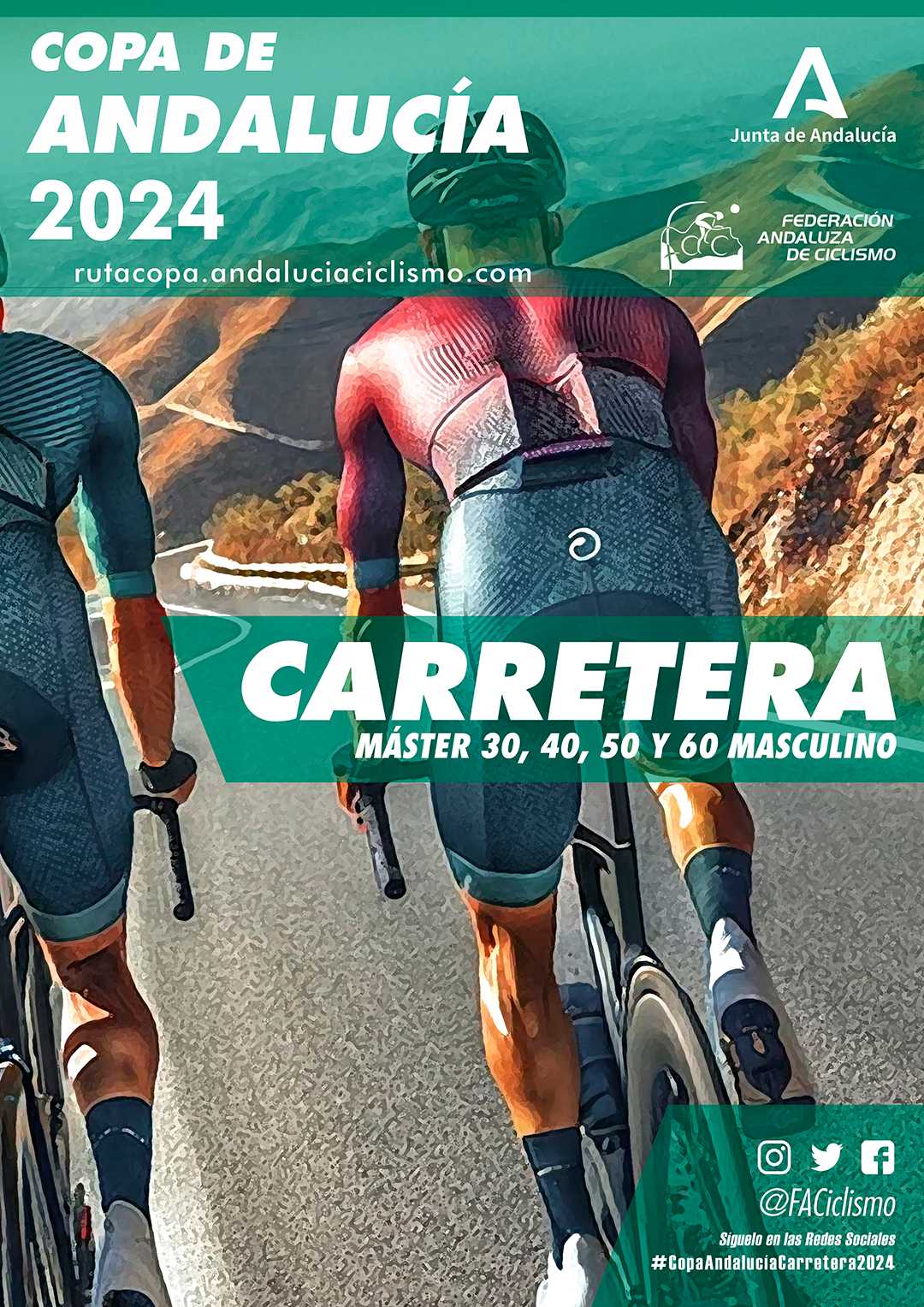 Fechas de la Copa Andalucía de Carretera Máster Masculina 2024