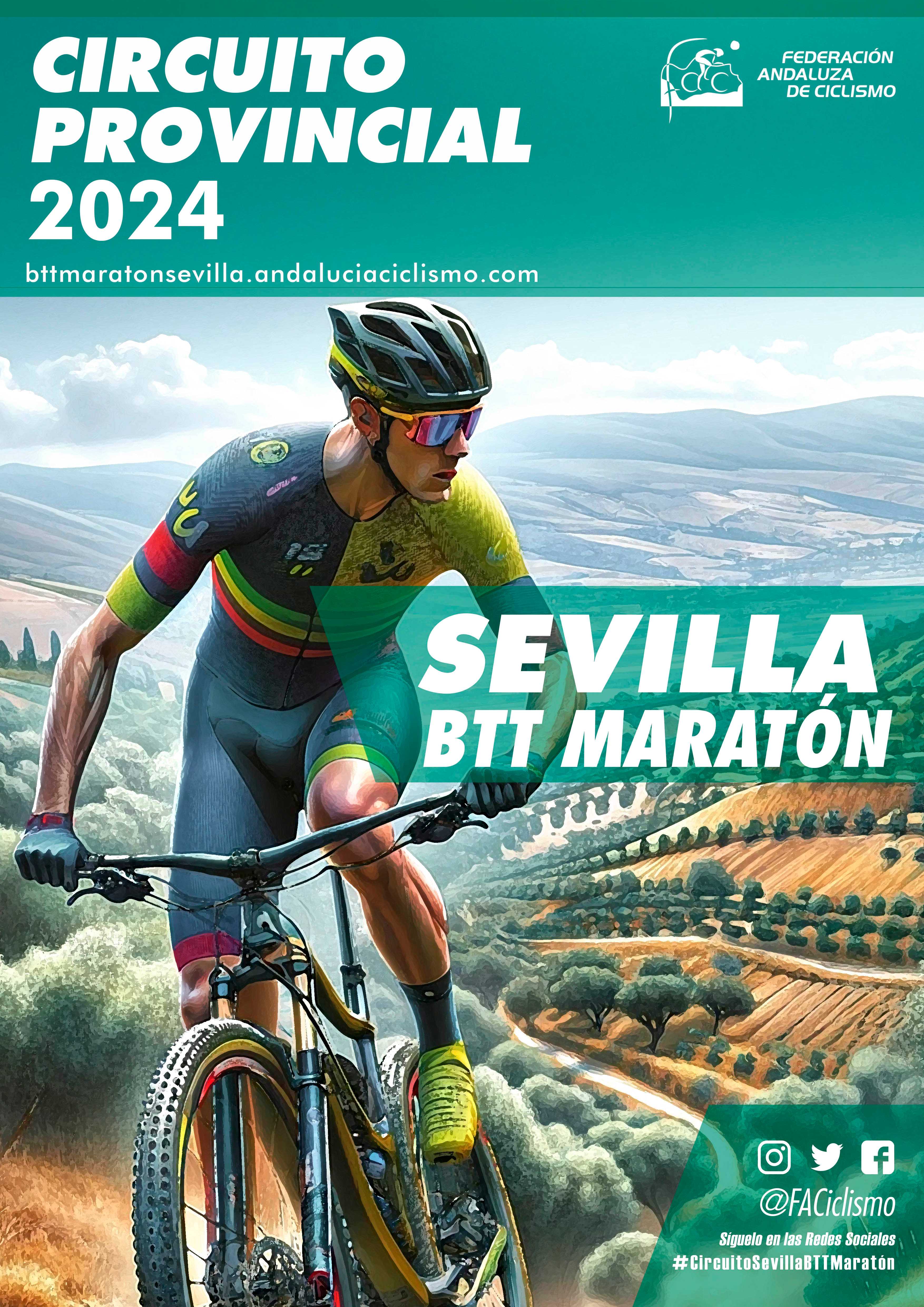 Fechas del Circuito Provincial de Sevilla BTT Maratón 2024