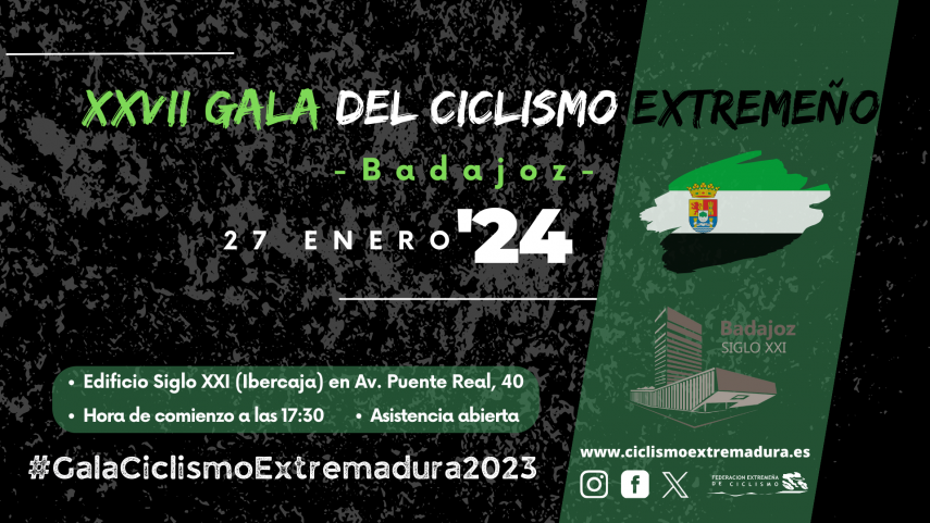 LA-GALA-DEL-CICLISMO-EXTREMENO-2023-SERa-EN-BADAJOZ