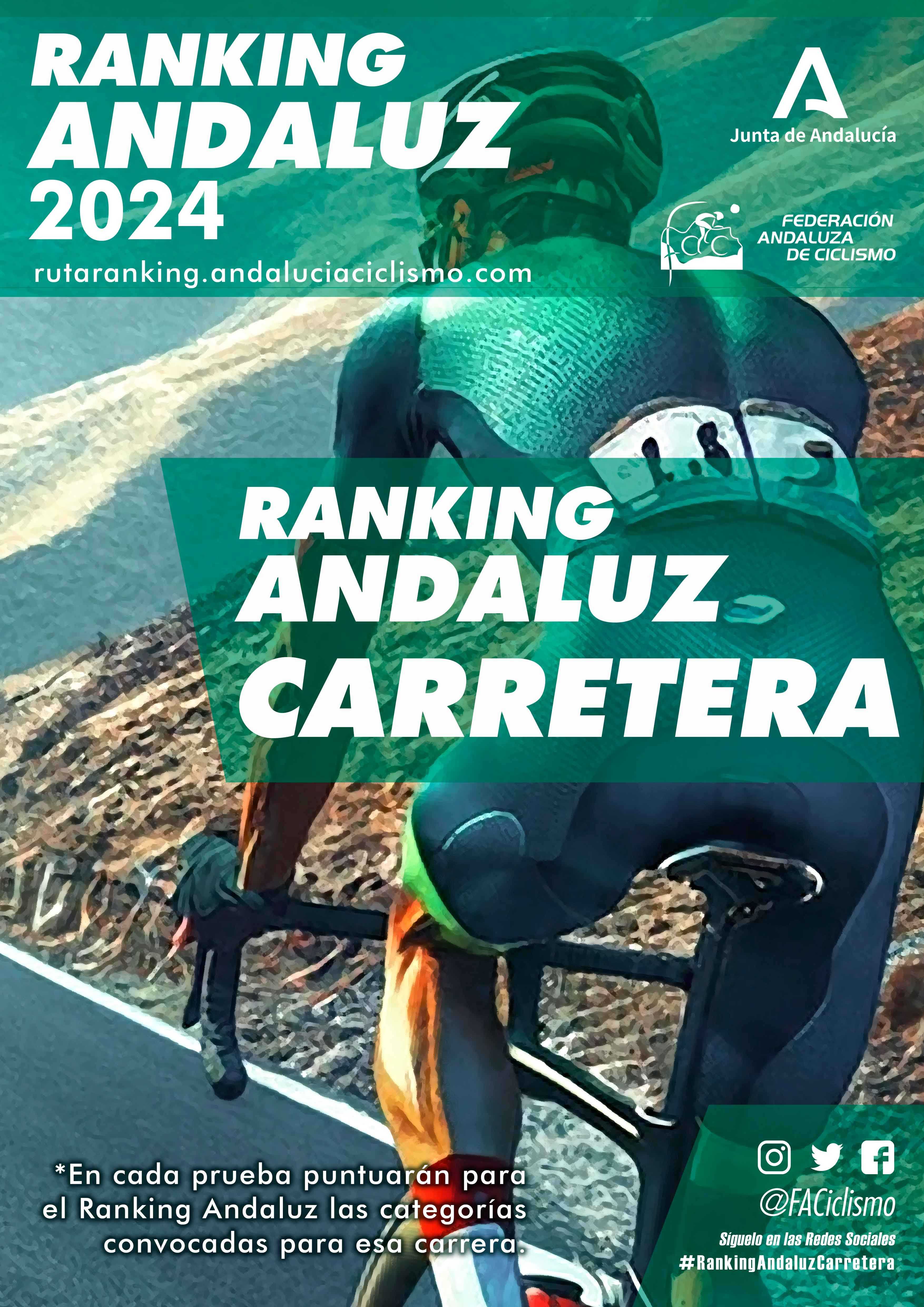 Fechas del Ranking Andaluz Carretera 2024