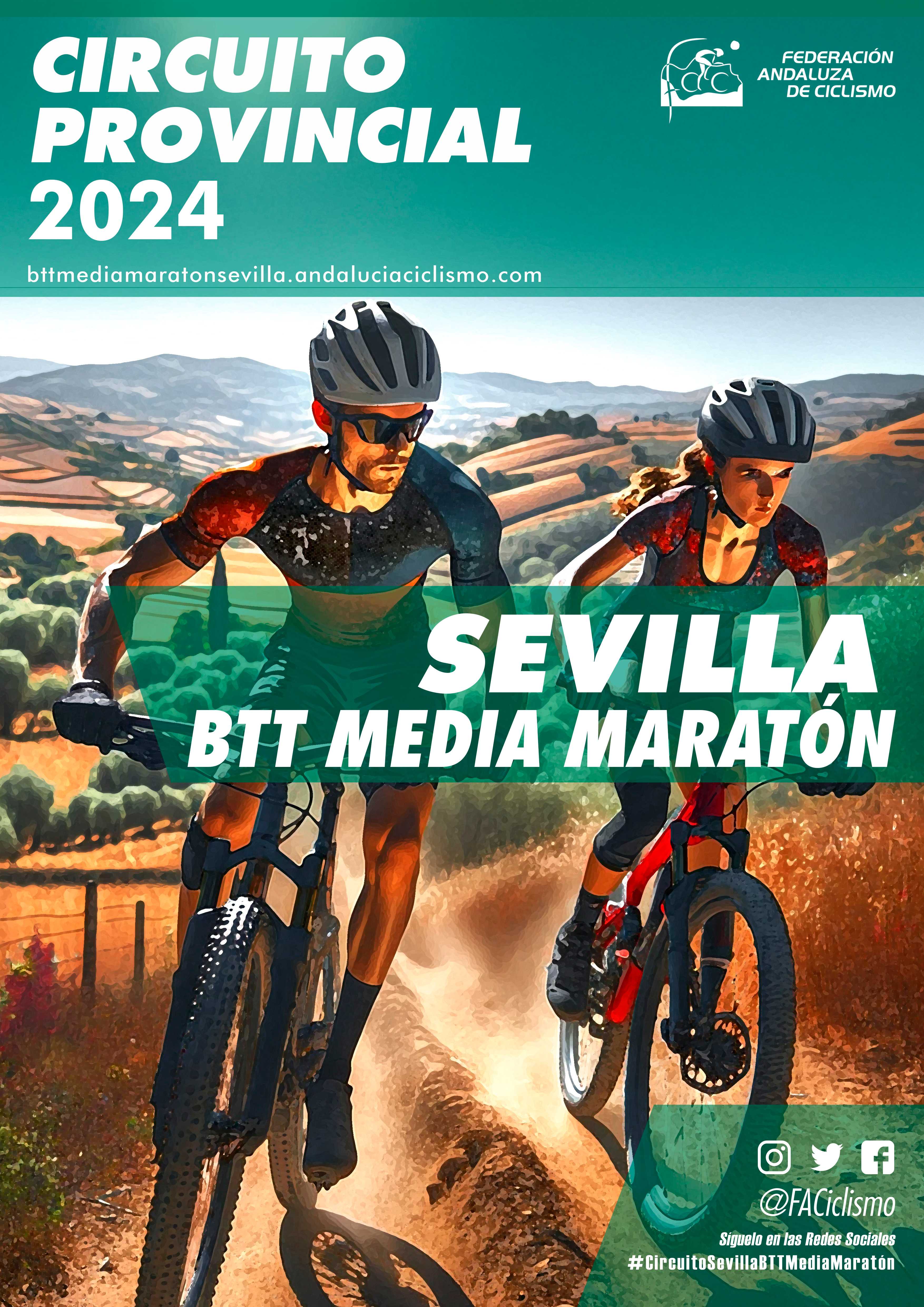 Fechas del Circuito Provincial Sevilla BTT Media Maratón 2024