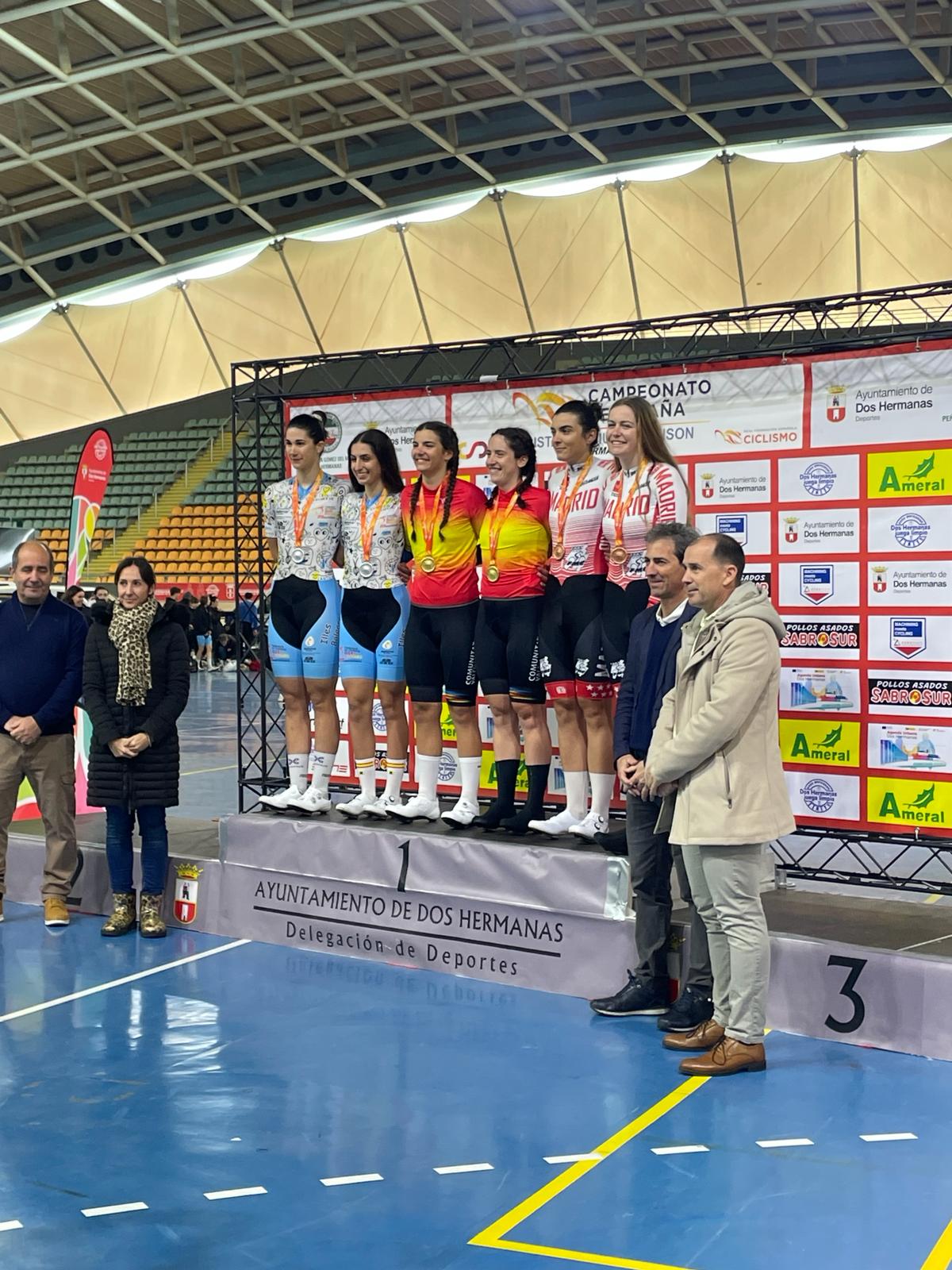 Buenos resultados para la selección madrileña en el Campeonato de España de Ómnium y Madison
