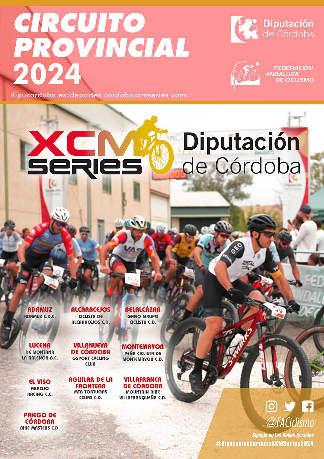 Confirmadas las pruebas de las ‘DiputaciónCórdoba XCM Series 2024’