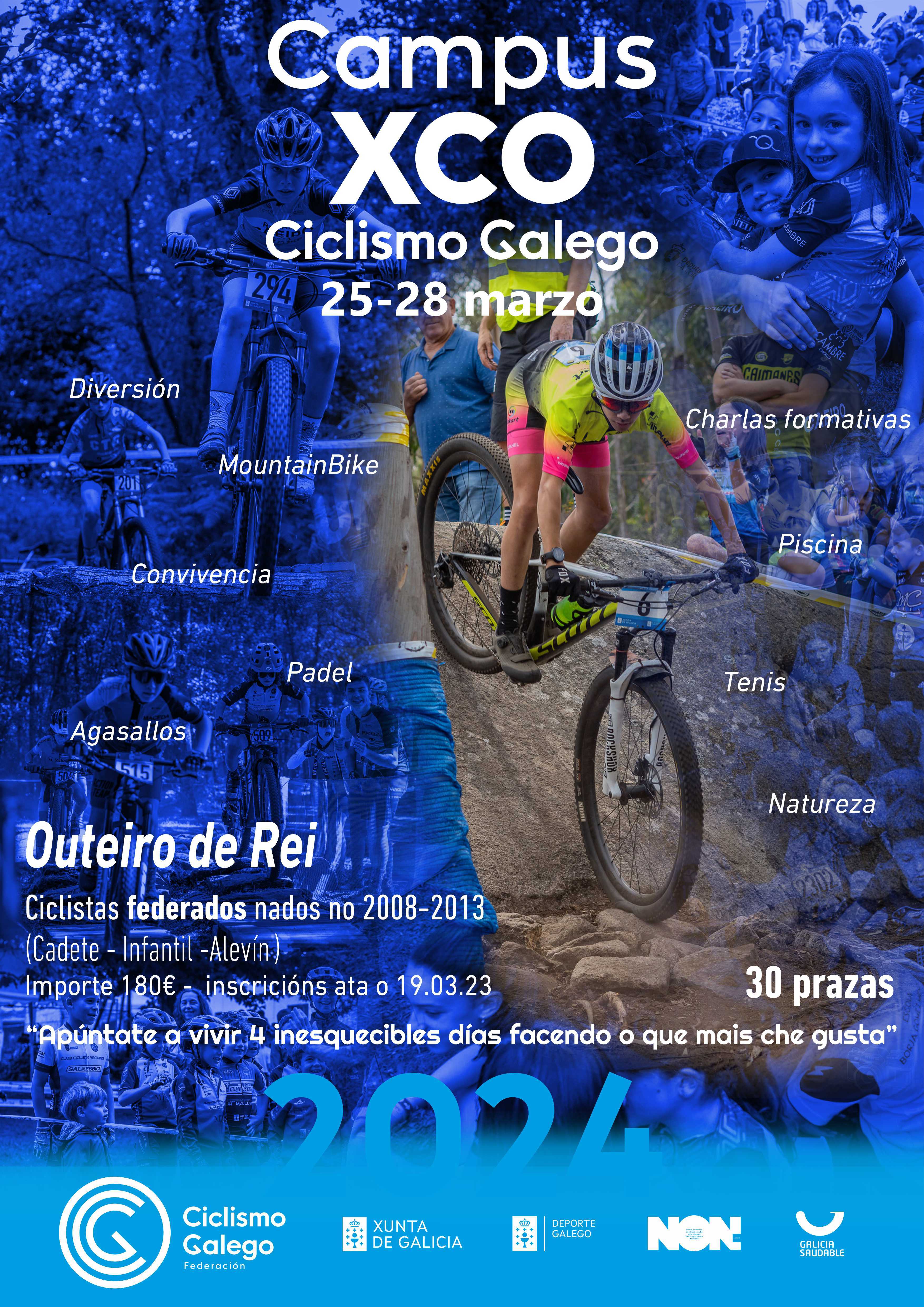 Outra Semana Santa de diversión e formación co Campus XCO Ciclismo Galego