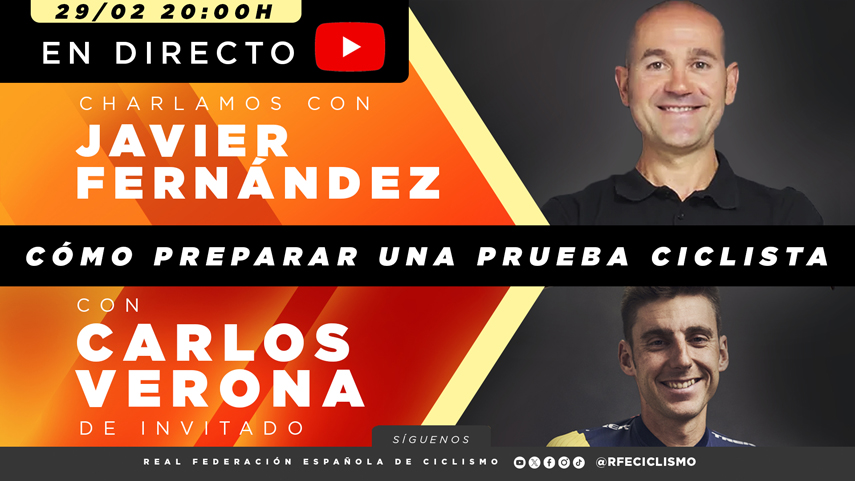 Javier-Fernandez-y-Carlos-Verona-en-directo-para-hablar-de-a��Como-preparar-una-prueba-ciclistaa��