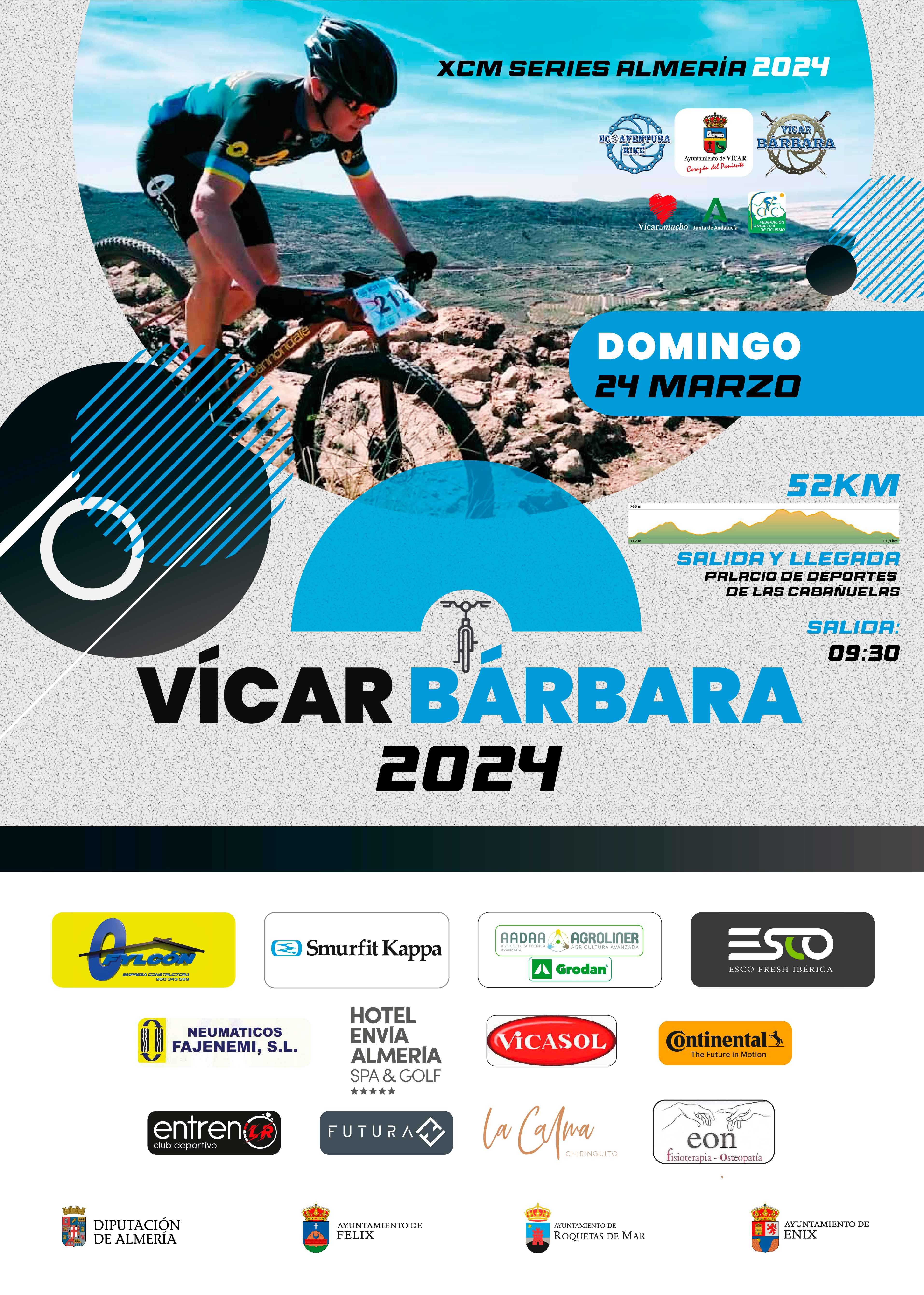 Vícar será punto de partida para las XCM Series Almería 2024