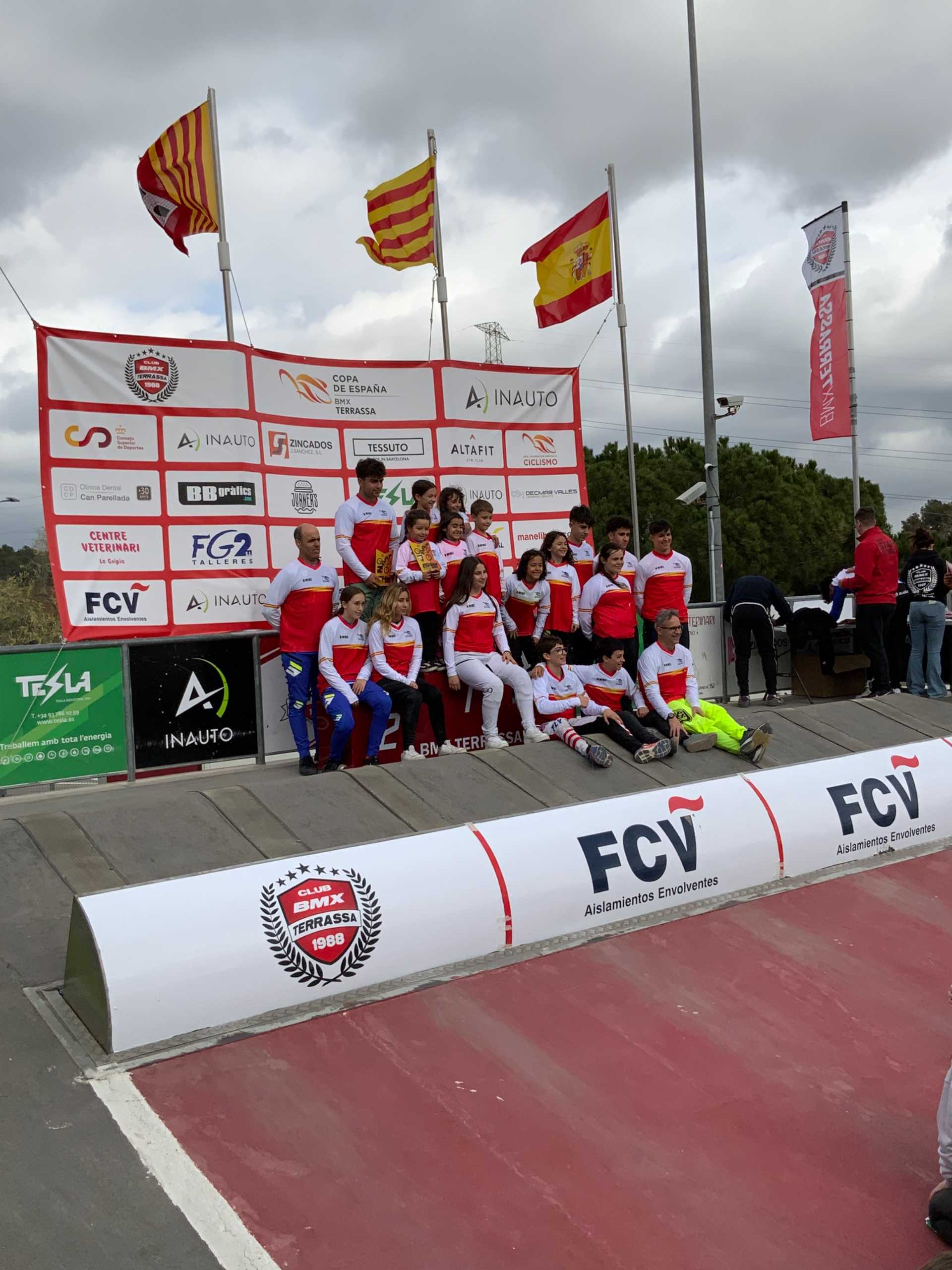 Terrassa disfruta con la doble cita puntuable de la Copa de España de BMX Racing