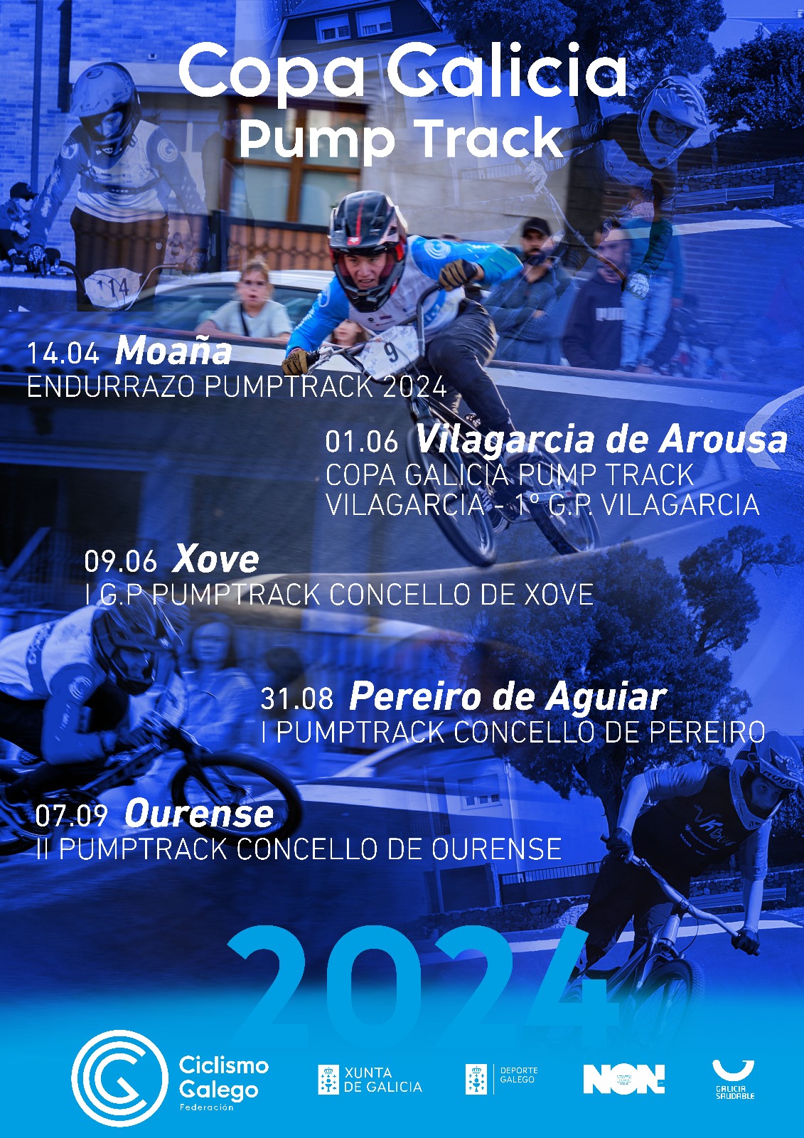 A Copa Galicia de Pump Track crece na súa segunda edición