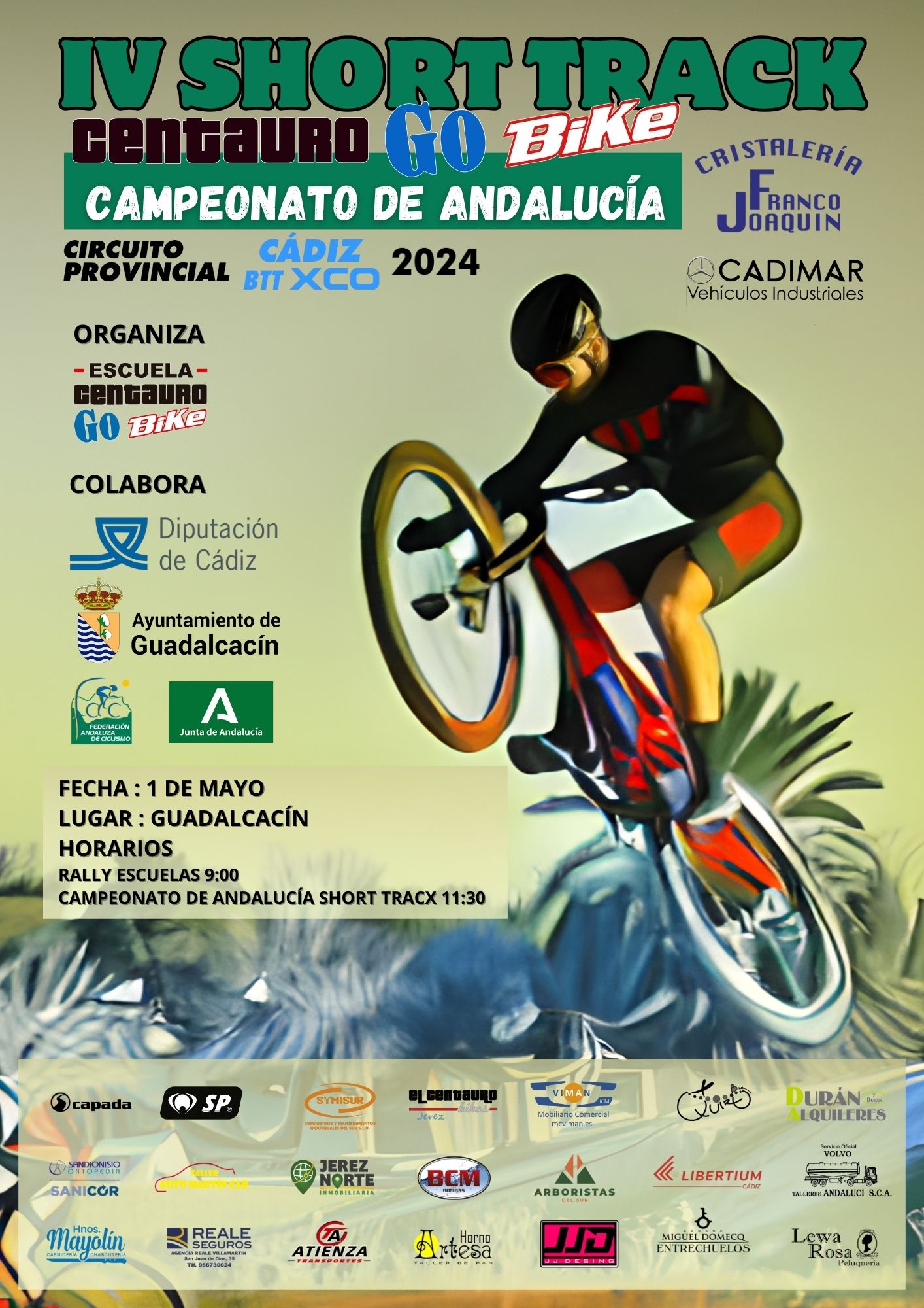 Guadalcacín acogerá el Campeonato de Andalucía Short Track 2024