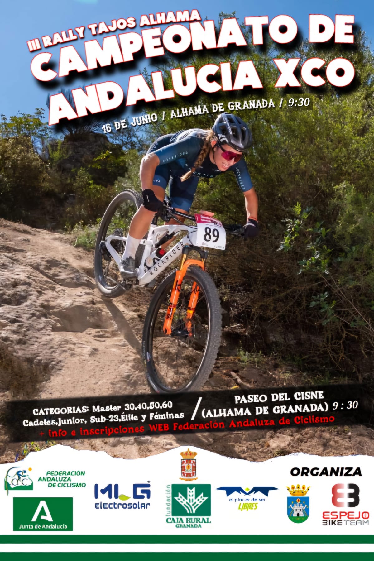 Apertura de inscripciones para el Campeonato Andalucía BTT XCO 2024