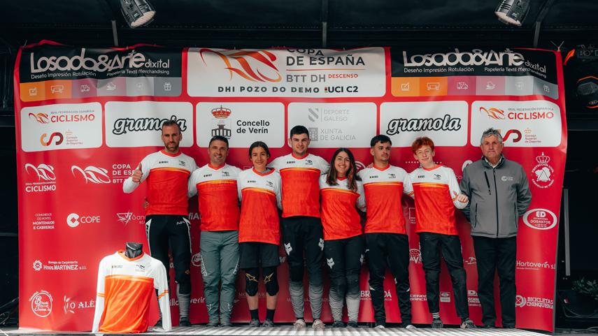 O Descenso galego colleita nove podios na Copa de España de Pozo do Demo