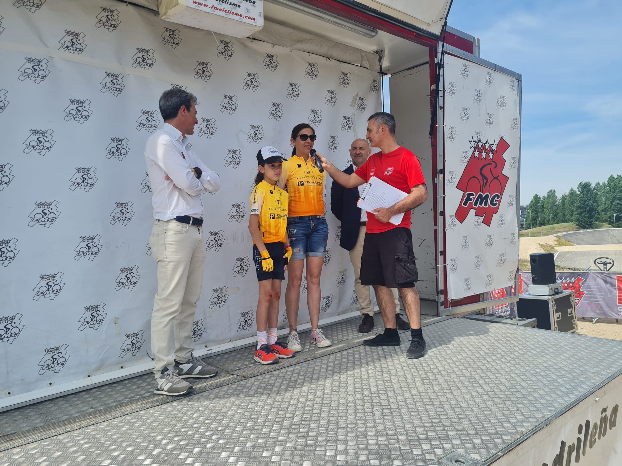 Presentación de las distintas escuelas de BMX, Trial, MTB y Carretera de la Comunidad de Madrid.