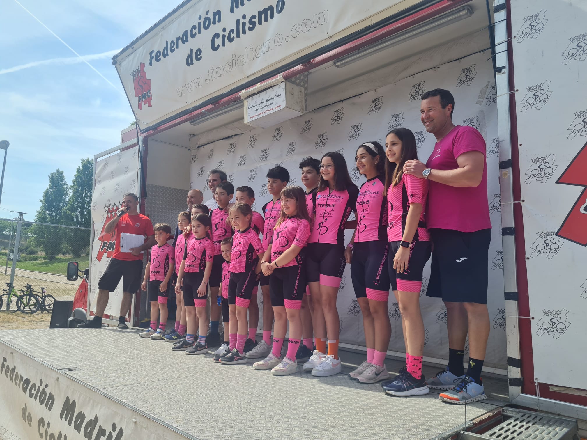 Presentación de las distintas escuelas de BMX, Trial, MTB y Carretera de la Comunidad de Madrid.