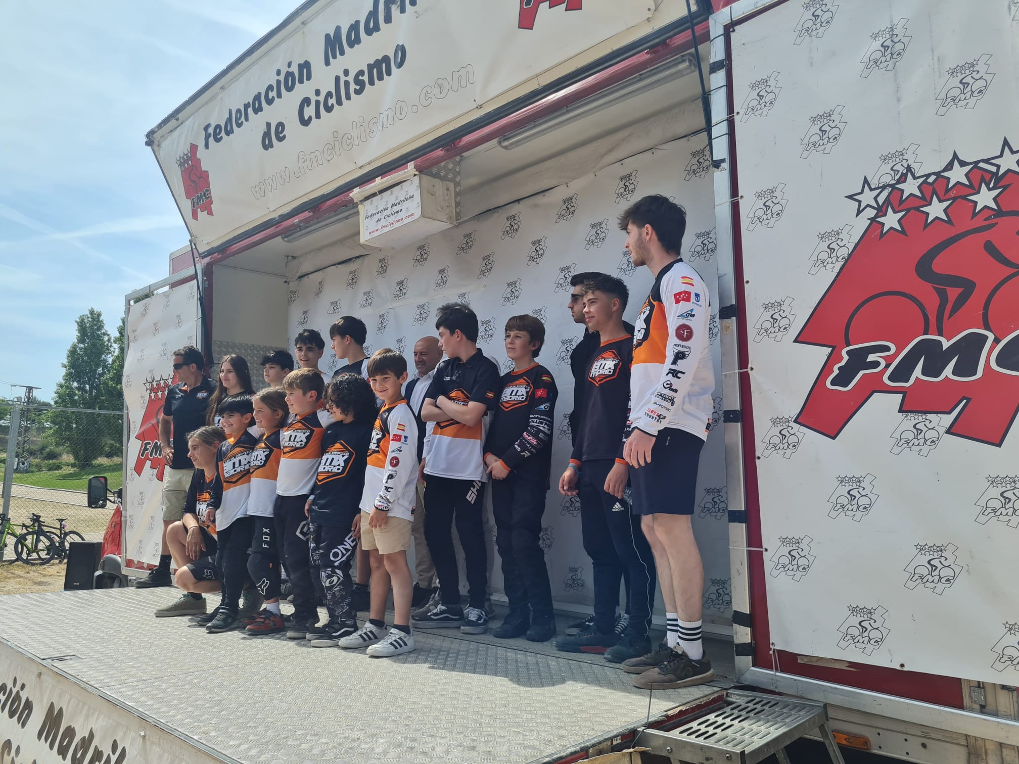 Presentación de las distintas escuelas de BMX, Trial, MTB y Carretera de la Comunidad de Madrid.