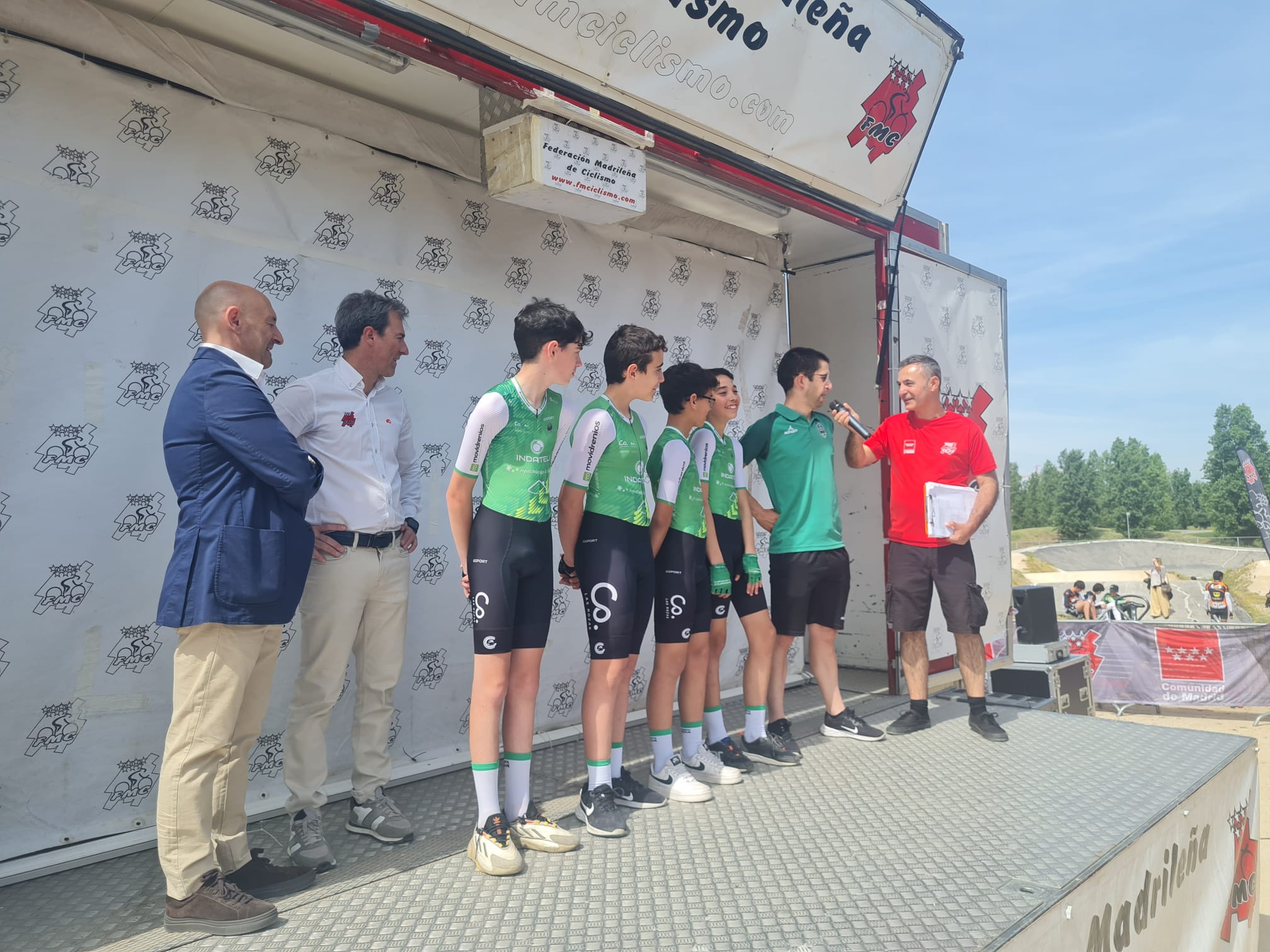 Presentación de las distintas escuelas de BMX, Trial, MTB y Carretera de la Comunidad de Madrid.