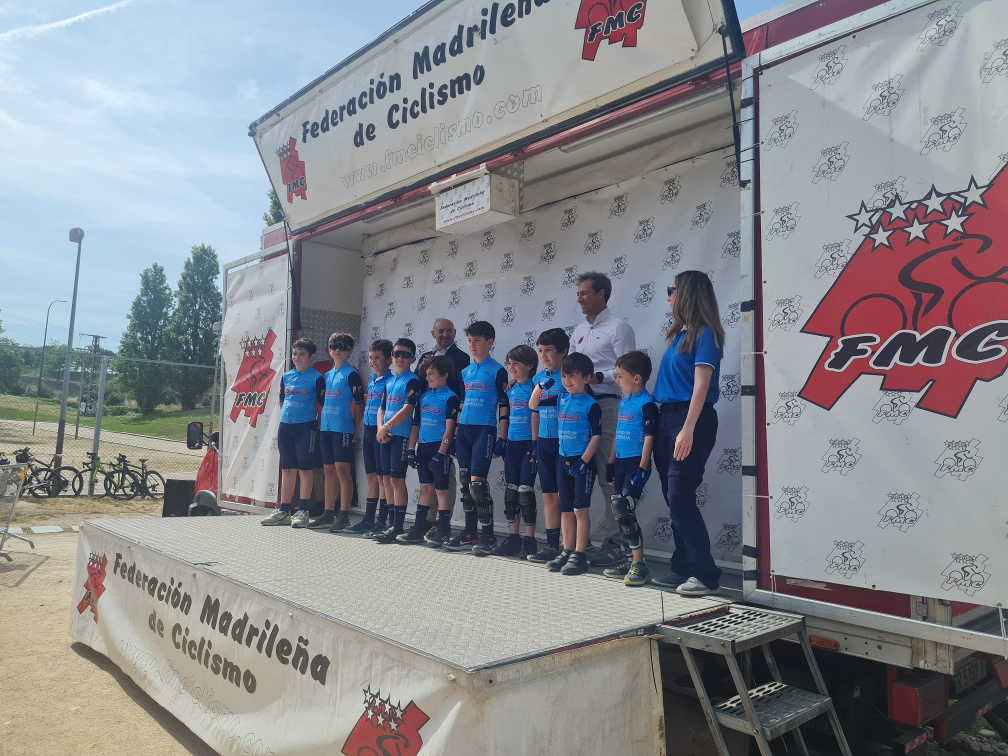 Presentación de las distintas escuelas de BMX, Trial, MTB y Carretera de la Comunidad de Madrid.