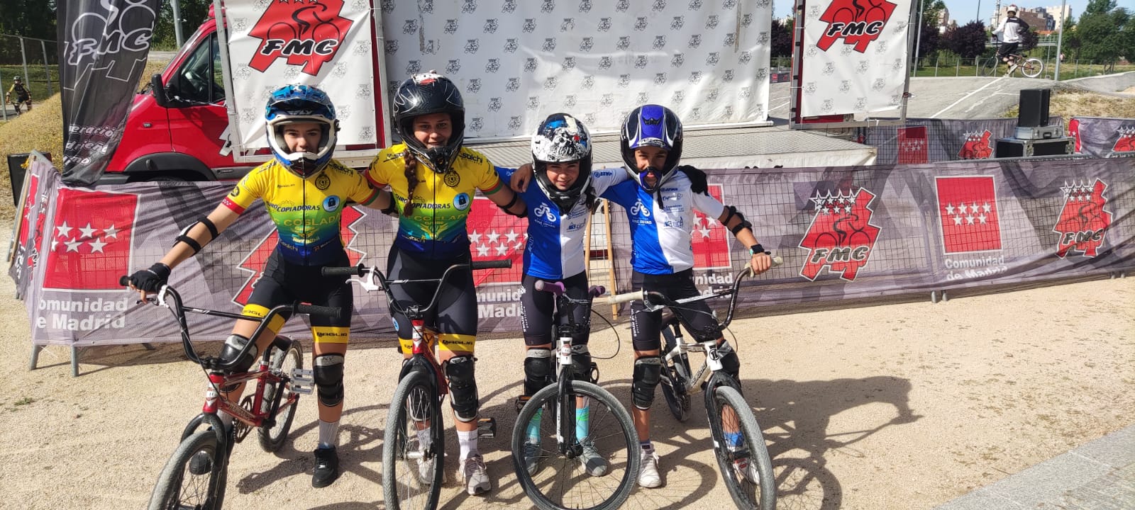 Presentación de las distintas escuelas de BMX, Trial, MTB y Carretera de la Comunidad de Madrid.