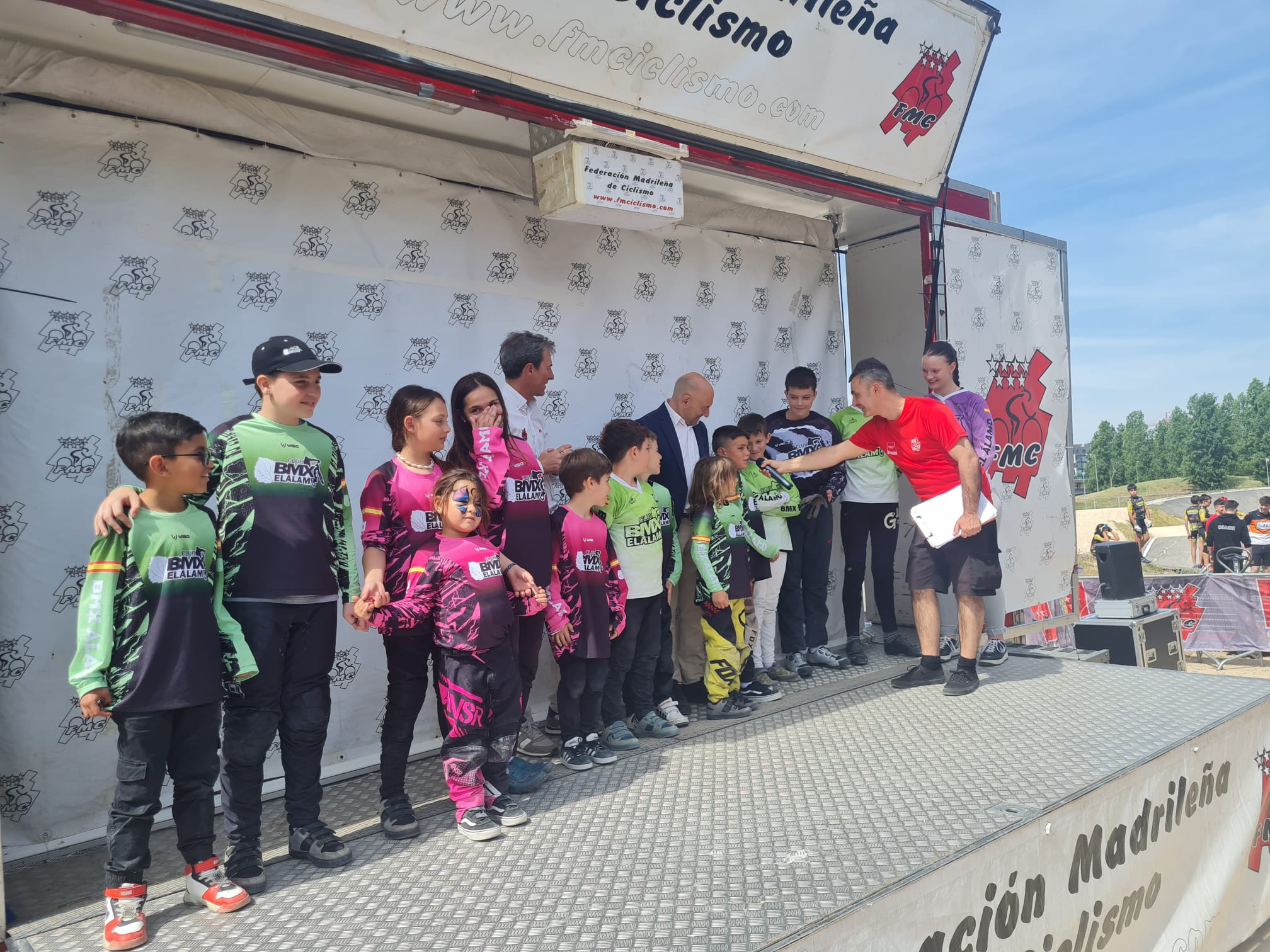 Presentación de las distintas escuelas de BMX, Trial, MTB y Carretera de la Comunidad de Madrid.