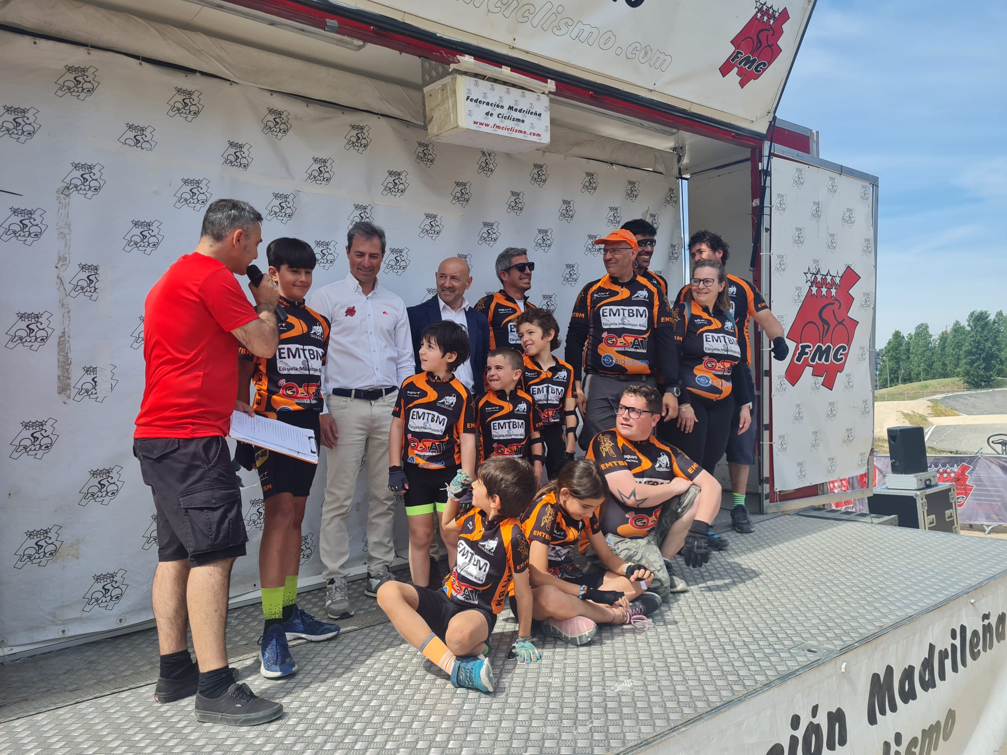 Presentación de las distintas escuelas de BMX, Trial, MTB y Carretera de la Comunidad de Madrid.