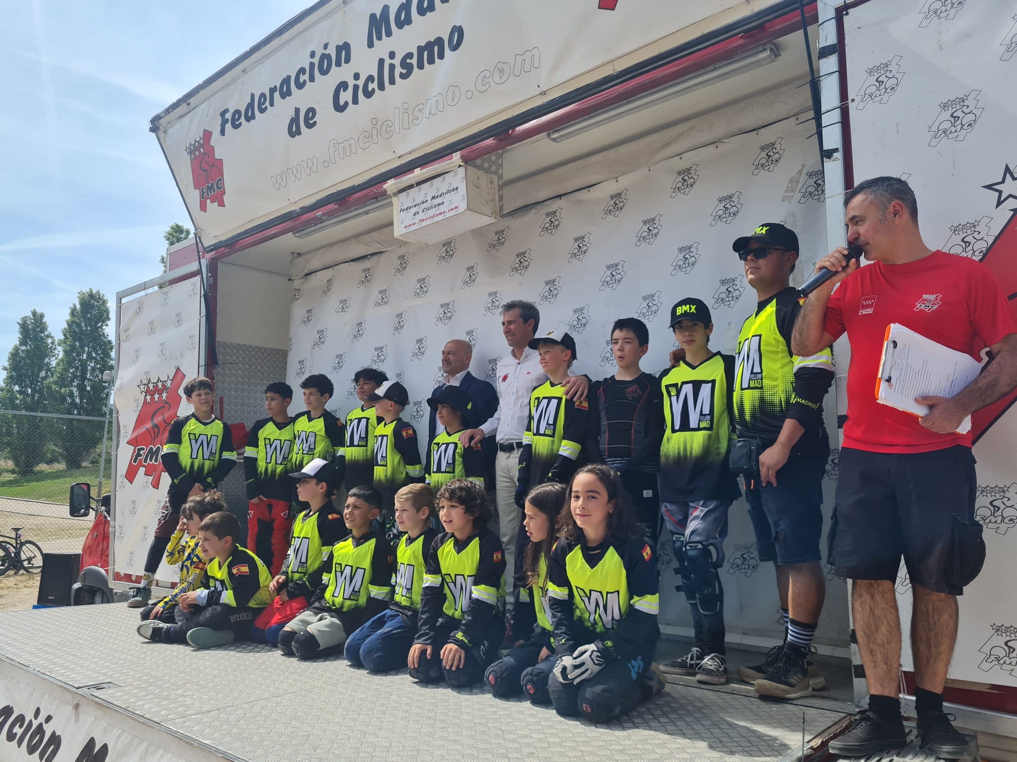 Presentación de las distintas escuelas de BMX, Trial, MTB y Carretera de la Comunidad de Madrid.