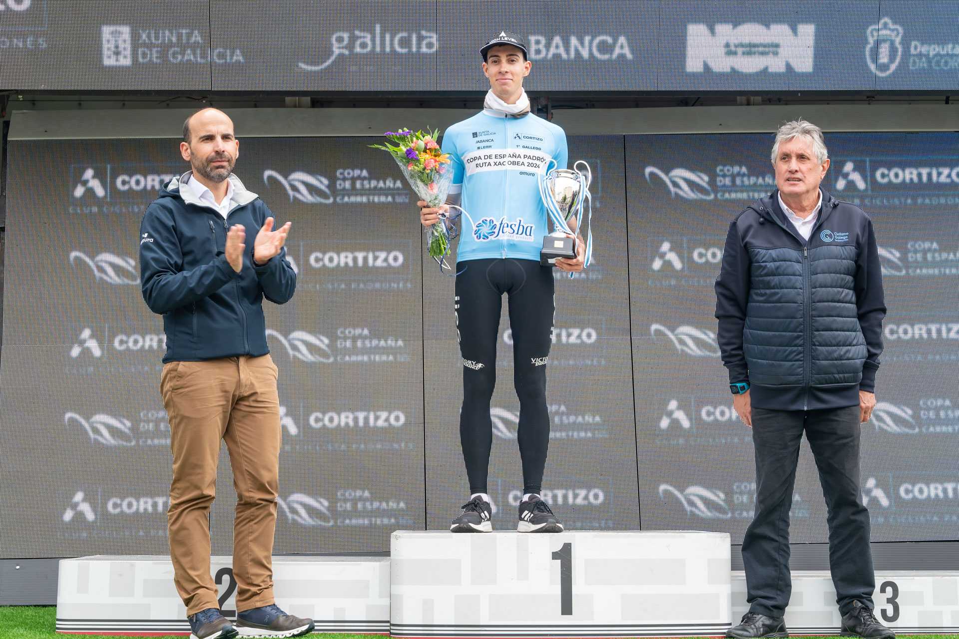 Vitoria de Pablo García nas Rutas Xacobeas de Padrón