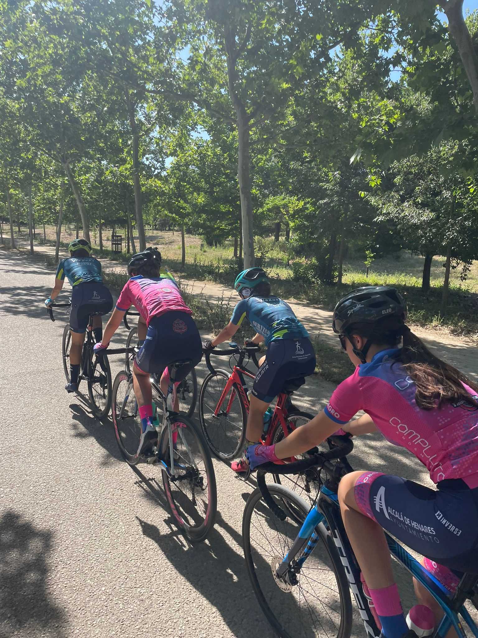 Primer entreno oficial de los infantiles de cara a los Nacionales escolares de Avilés (Asturias)