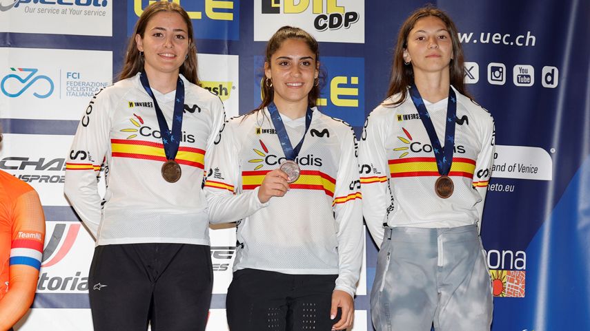La-Seleccion-Espanola-femenina-de-BMX-Racing-se-alza-con-el-bronce-en-el-Time-Trial-del-Europeo-de-Verona
